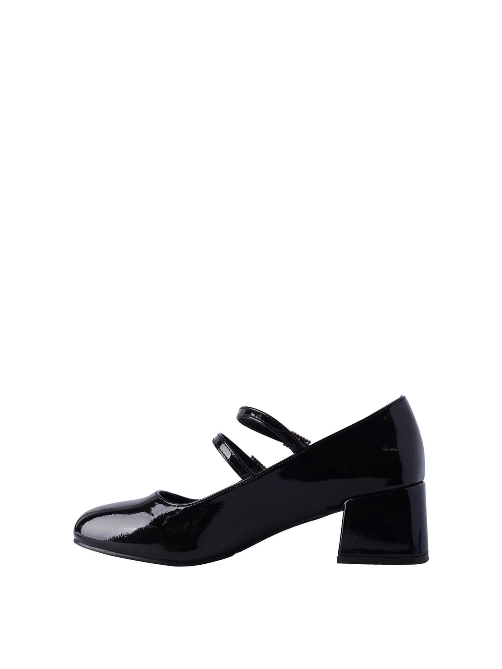 VILLAINS SF FLEXIA Women's Mary-Jane Heels BLACK PATENT VILLAINS SF FLEXIA Women's Mary-Jane Heels BLACK PATENT