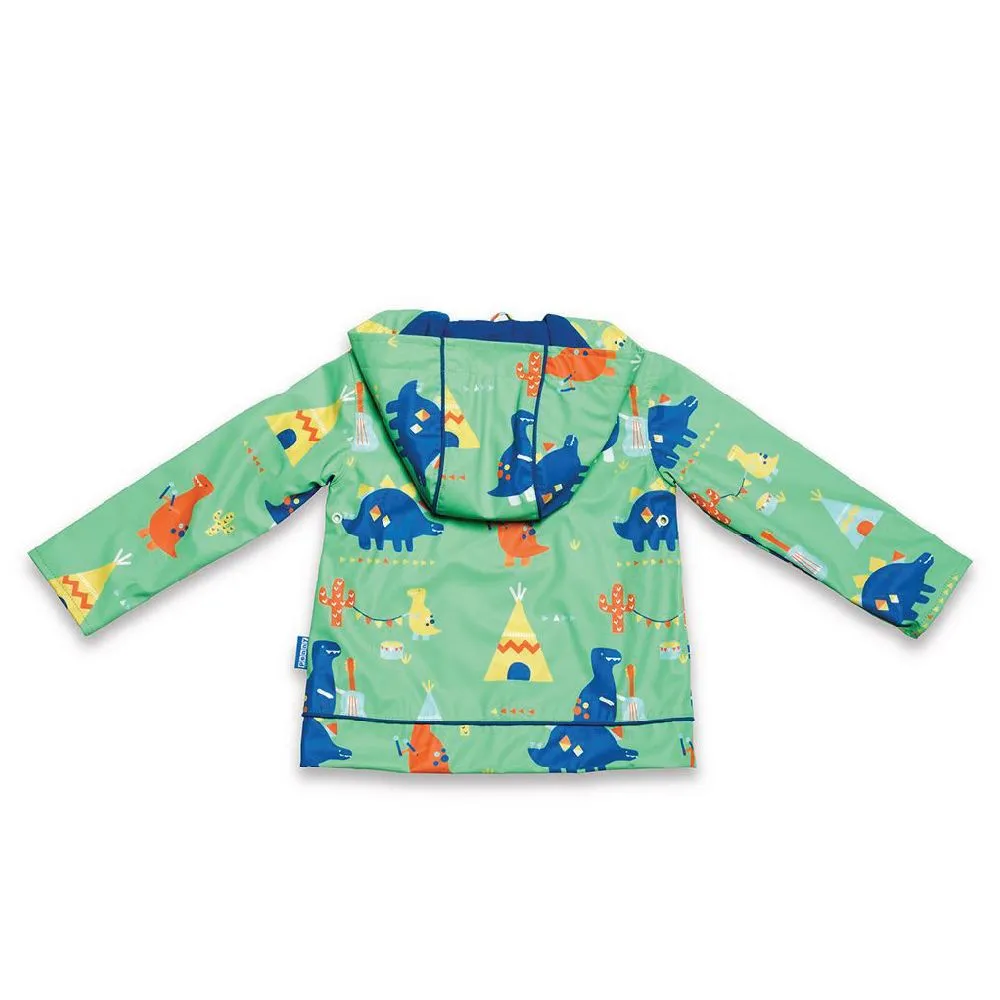 Penny Scallan Design Raincoat Dino Rock (Green) Penny Scallan Design Raincoat Dino Rock (Green)