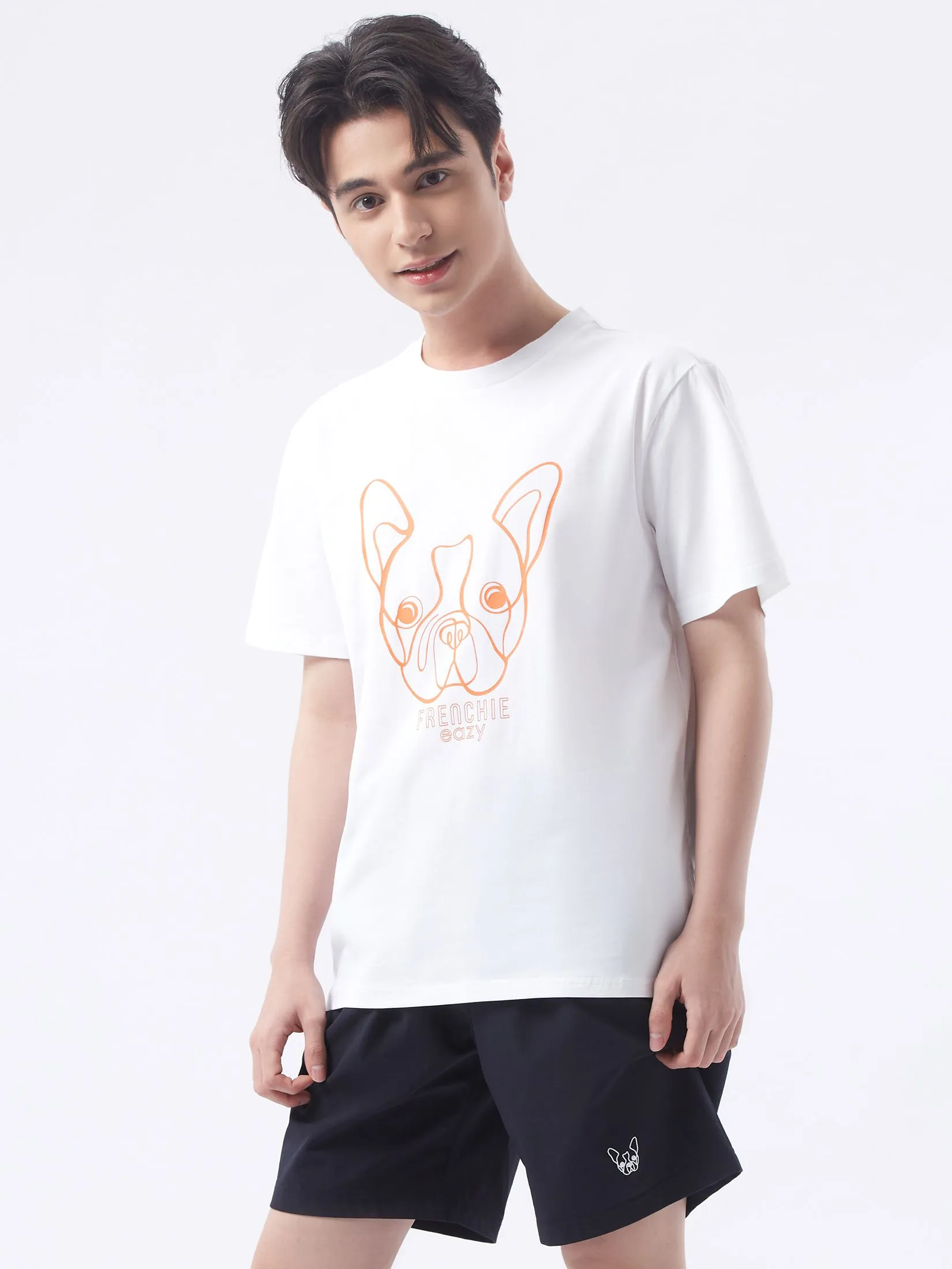ESP เสื้อทีเชิ้ตลายเฟรนช์ชี่ อีซี่ WHITE-10 XL ESP เสื้อทีเชิ้ตลายเฟรนช์ชี่ อีซี่ WHITE-10 XL