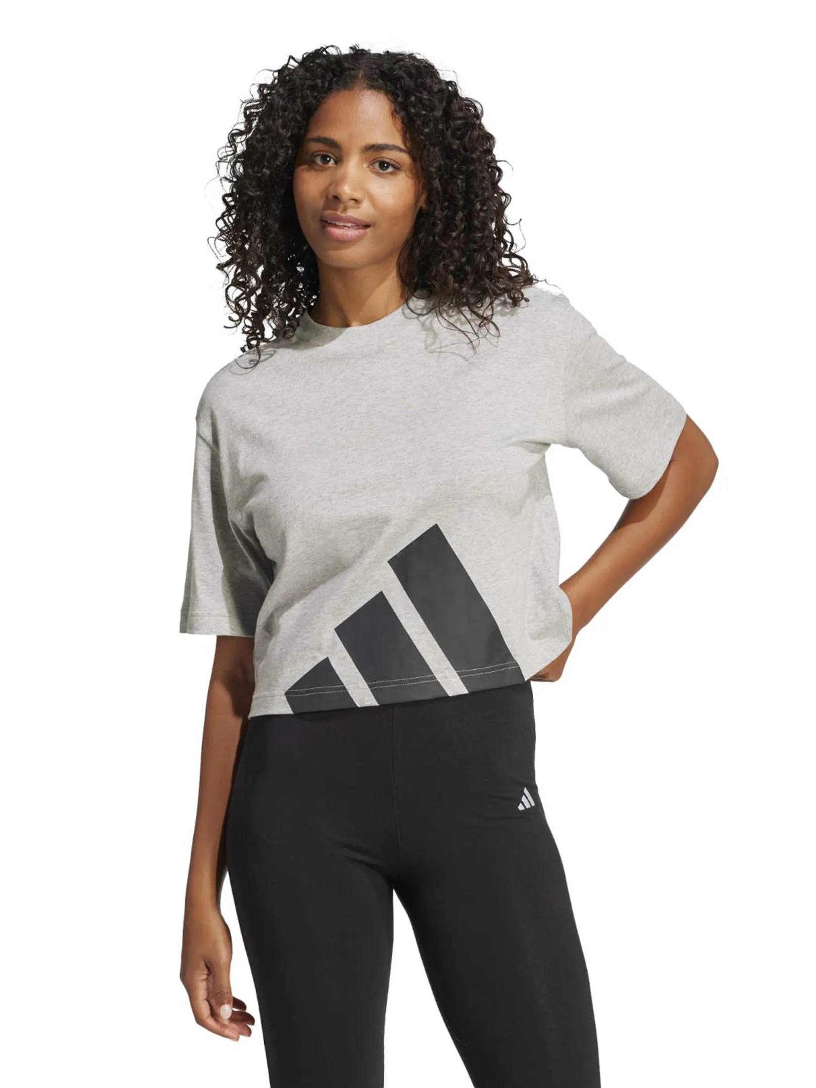 ADIDAS Women Boyfriend T-Shirt Essentials Big Logo JG8738 ADIDAS Women Boyfriend T-Shirt Essentials Big Logo JG8738