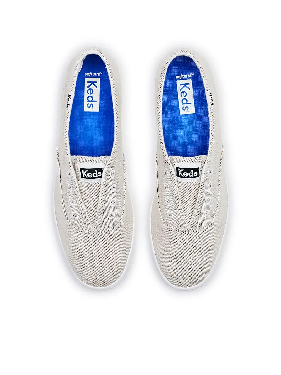 KEDS Women Chillax 2-Tone Textile Ivory/Black KEDS Women Chillax 2-Tone Textile Ivory/Black
