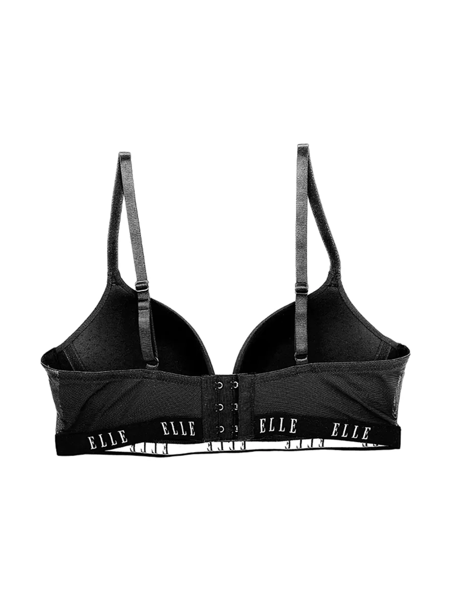 ELLE LINGERIE BRASSIERE MOULDED BRA LB8730BL BLACK ELLE LINGERIE BRASSIERE MOULDED BRA LB8730BL BLACK