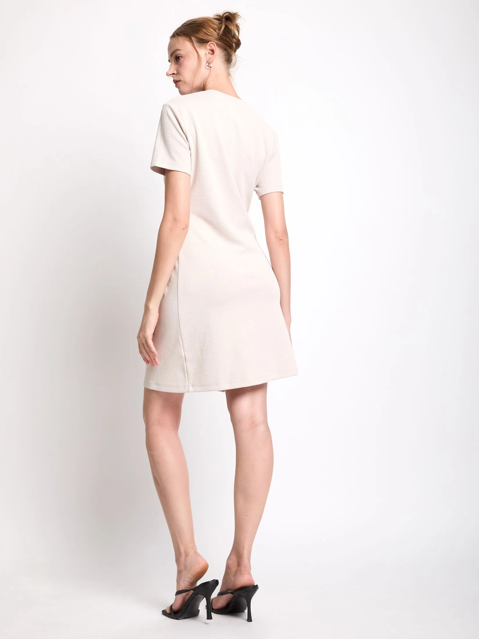FOF Women Dress with Side Button Detail FOF Women Dress with Side Button Detail
