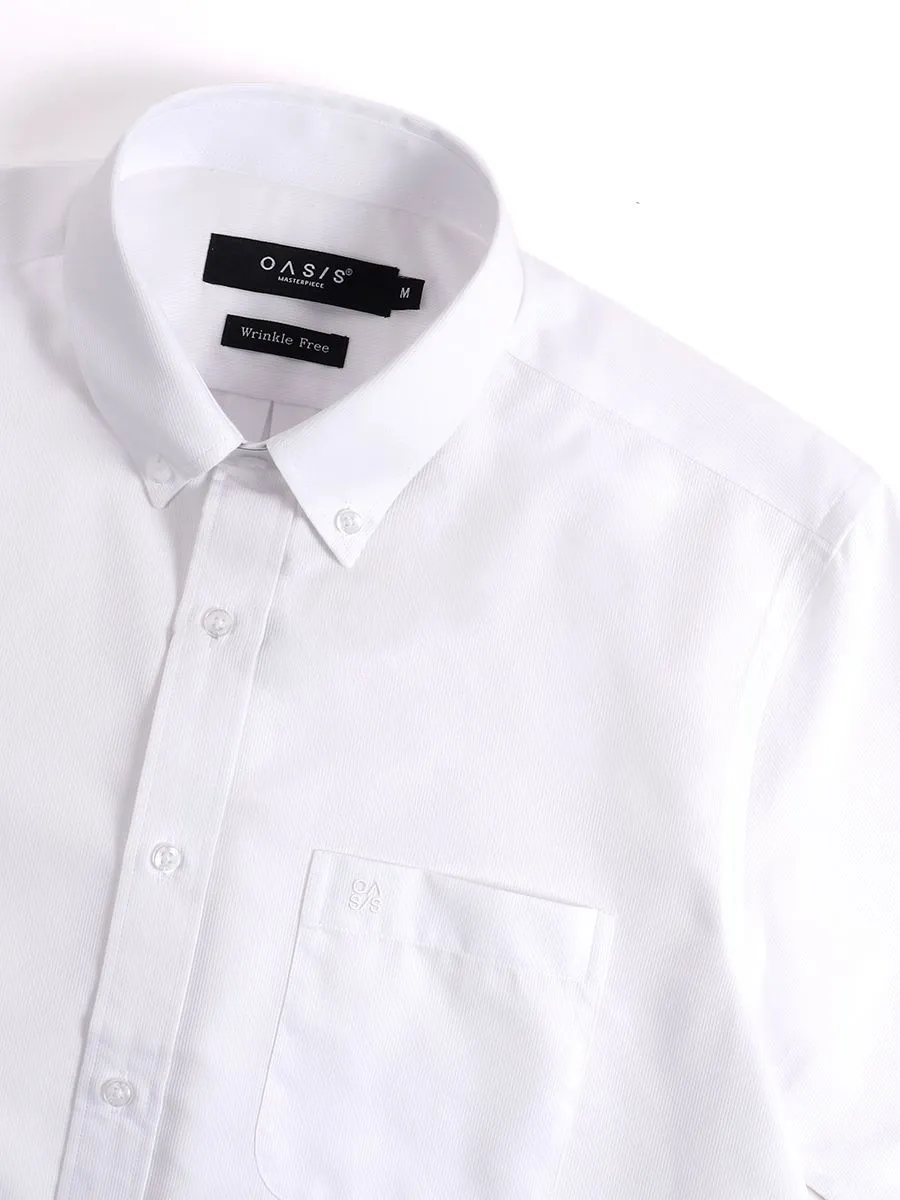 OASIS Men's Short sleeve Shirt White OASIS Men's Short sleeve Shirt White