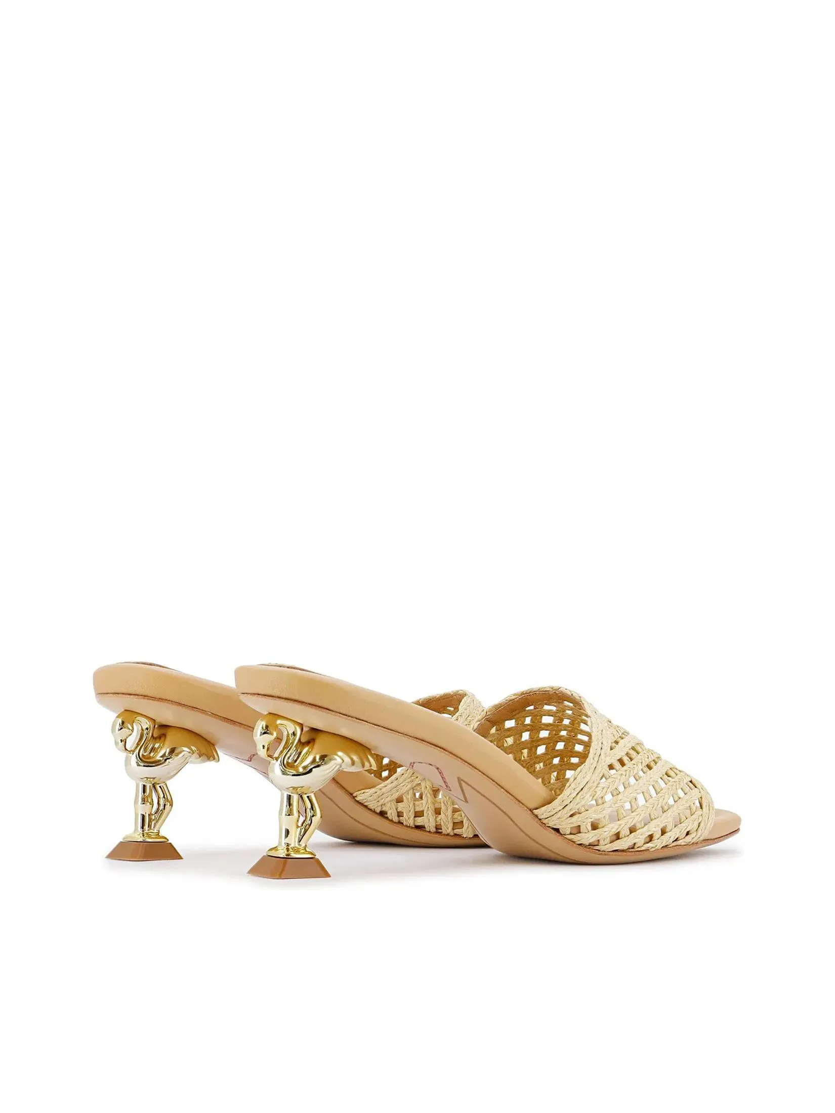SOPHIA WEBSTER Women Mule Low Flo Flamingo Camel SOPHIA WEBSTER Women Mule Low Flo Flamingo Camel