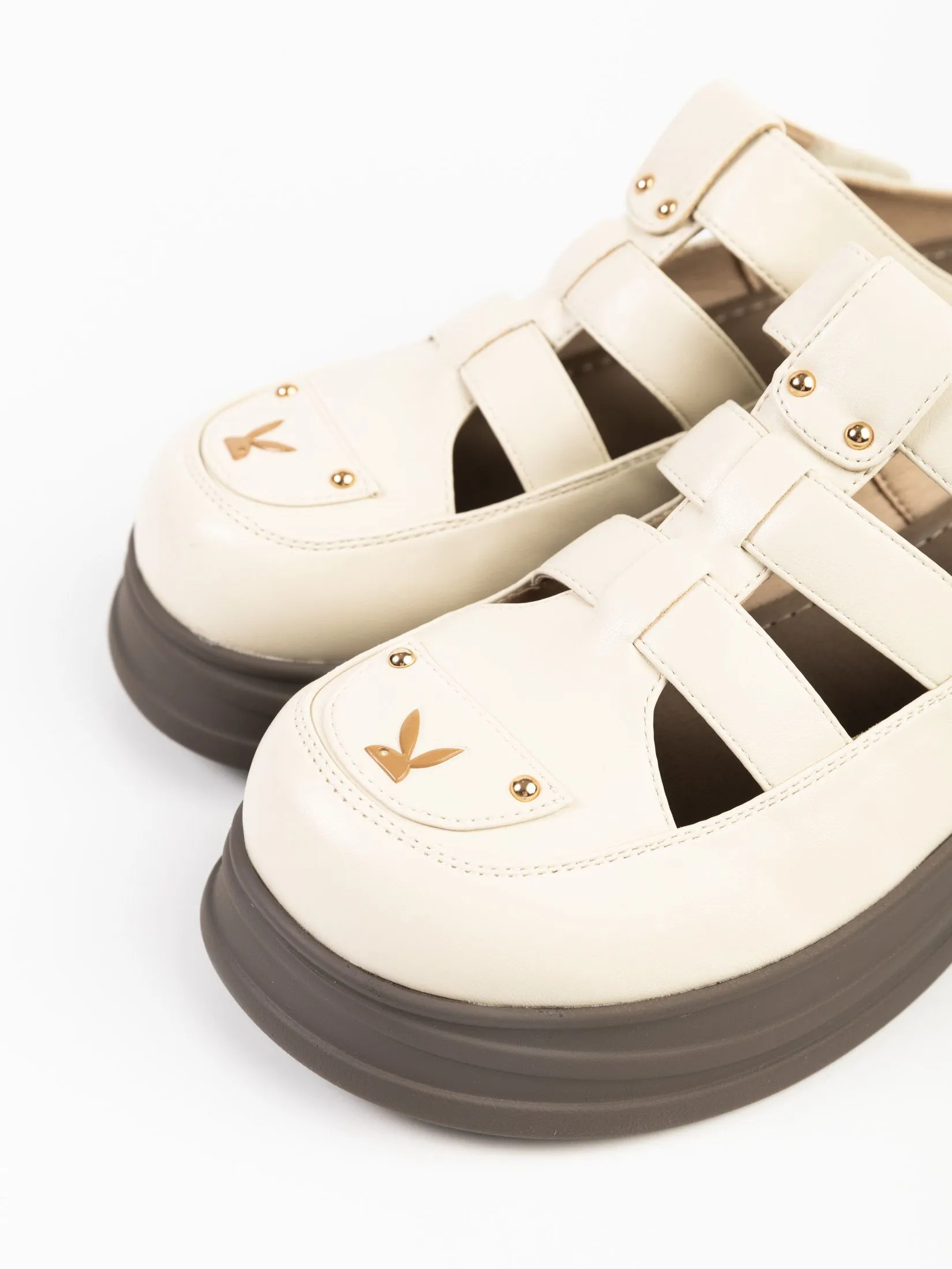 PLAYBOY PLAYBOY Women Wedge heels ST-H252C1209 Cream PLAYBOY PLAYBOY Women Wedge heels ST-H252C1209 Cream