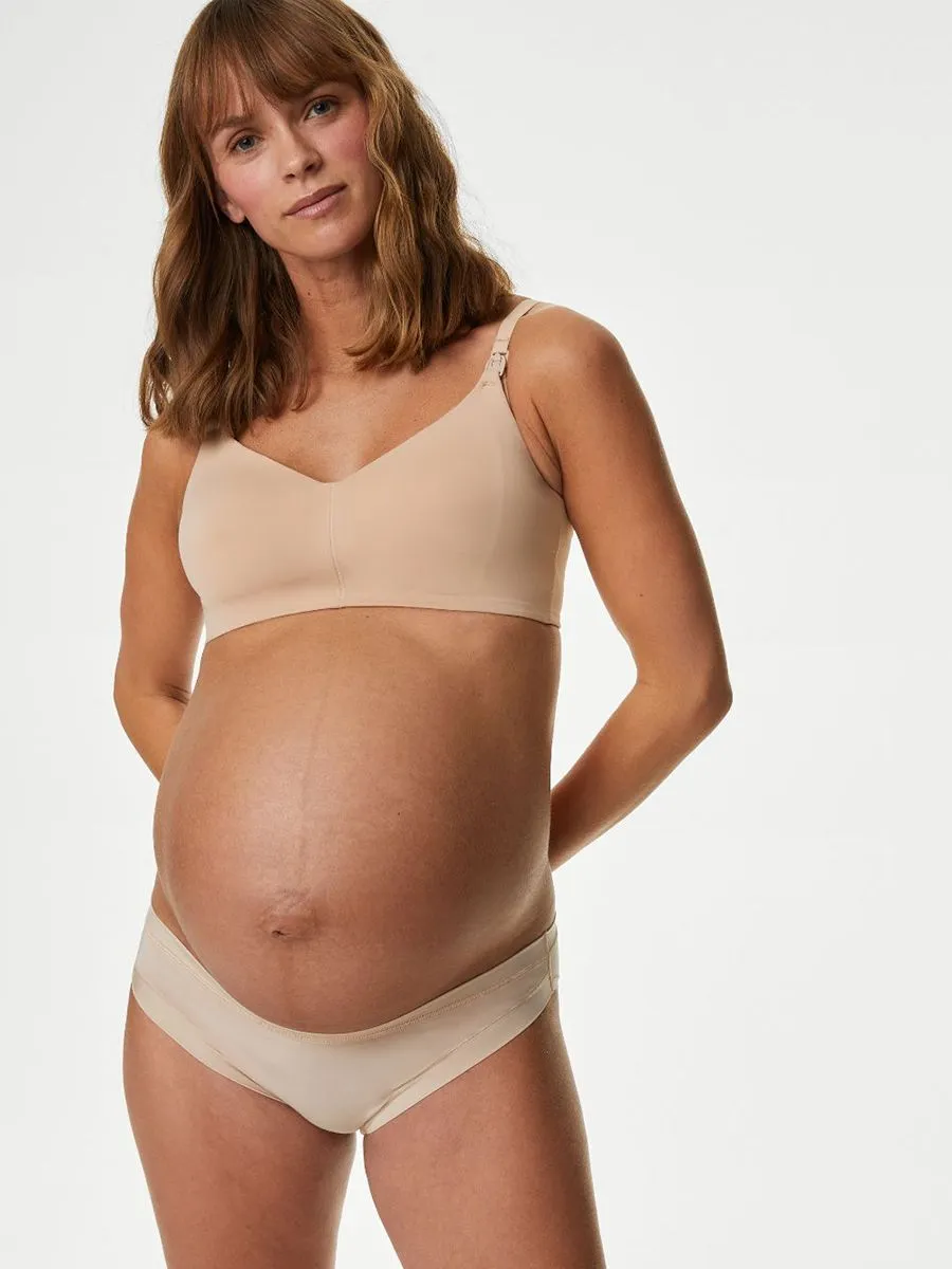 MARKS & SPENCER Women Bra Flexifit Non Wired Nursing Almond MARKS & SPENCER Women Bra Flexifit Non Wired Nursing Almond