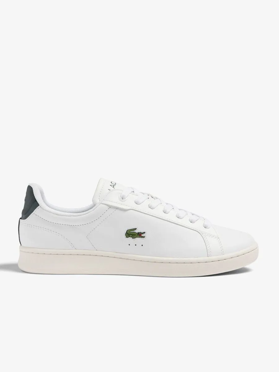 LACOSTE White Men’s Lacoste Carnaby Pro Leather Premium Trainers LACOSTE White Men’s Lacoste Carnaby Pro Leather Premium Trainers