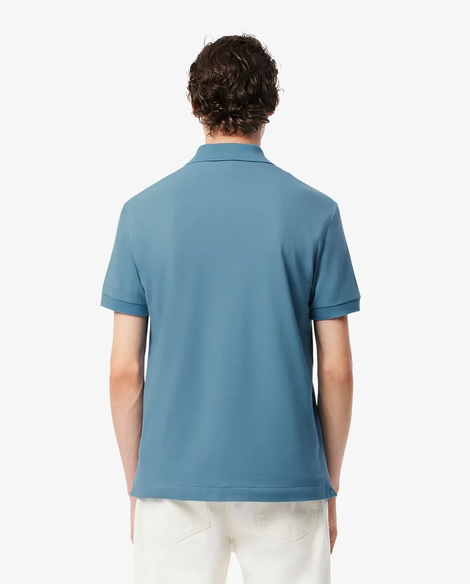 LACOSTE Classic Fit L.12.12 LIGHT Piqu  Polo Shirt Blue LACOSTE Classic Fit L.12.12 LIGHT Piqu  Polo Shirt Blue