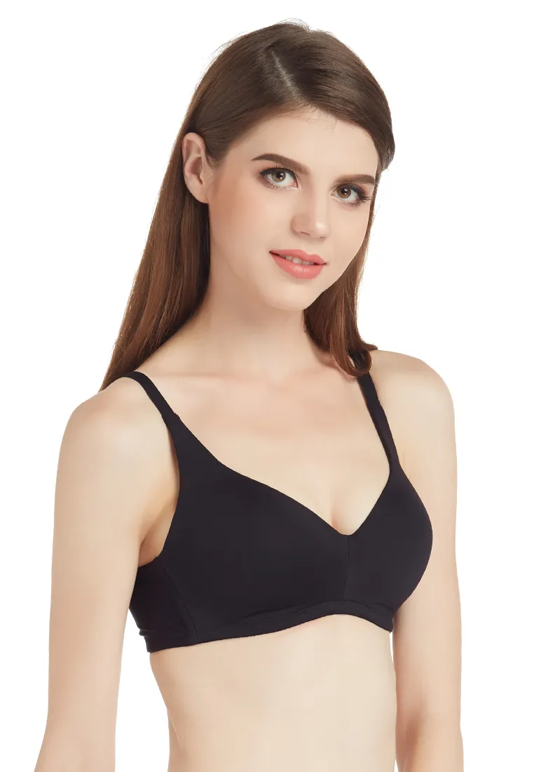 WACOAL Black Wacoal Wireless Bra  WB7525  (BL) WACOAL Black Wacoal Wireless Bra  WB7525  (BL)