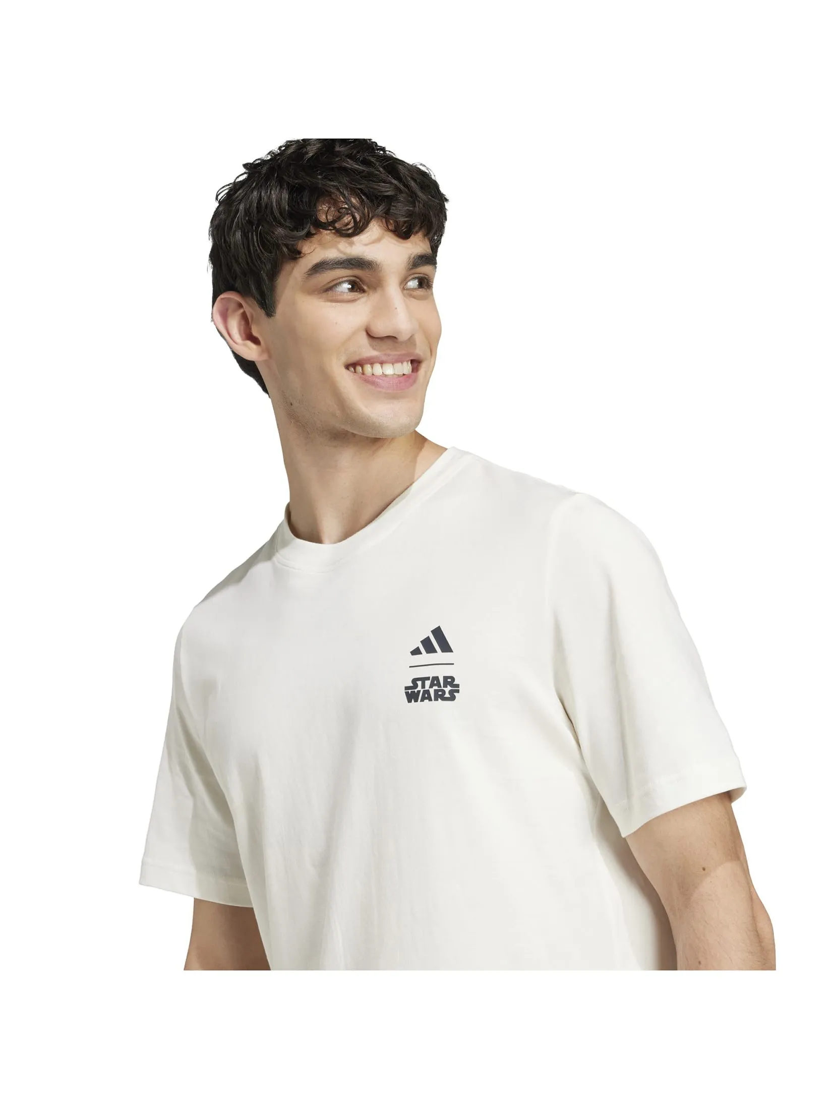 ADIDAS Men T-Shirt Regular Fit Back Graphic Adidas X Star Wars The Mandalorian ADIDAS Men T-Shirt Regular Fit Back Graphic Adidas X Star Wars The Mandalorian