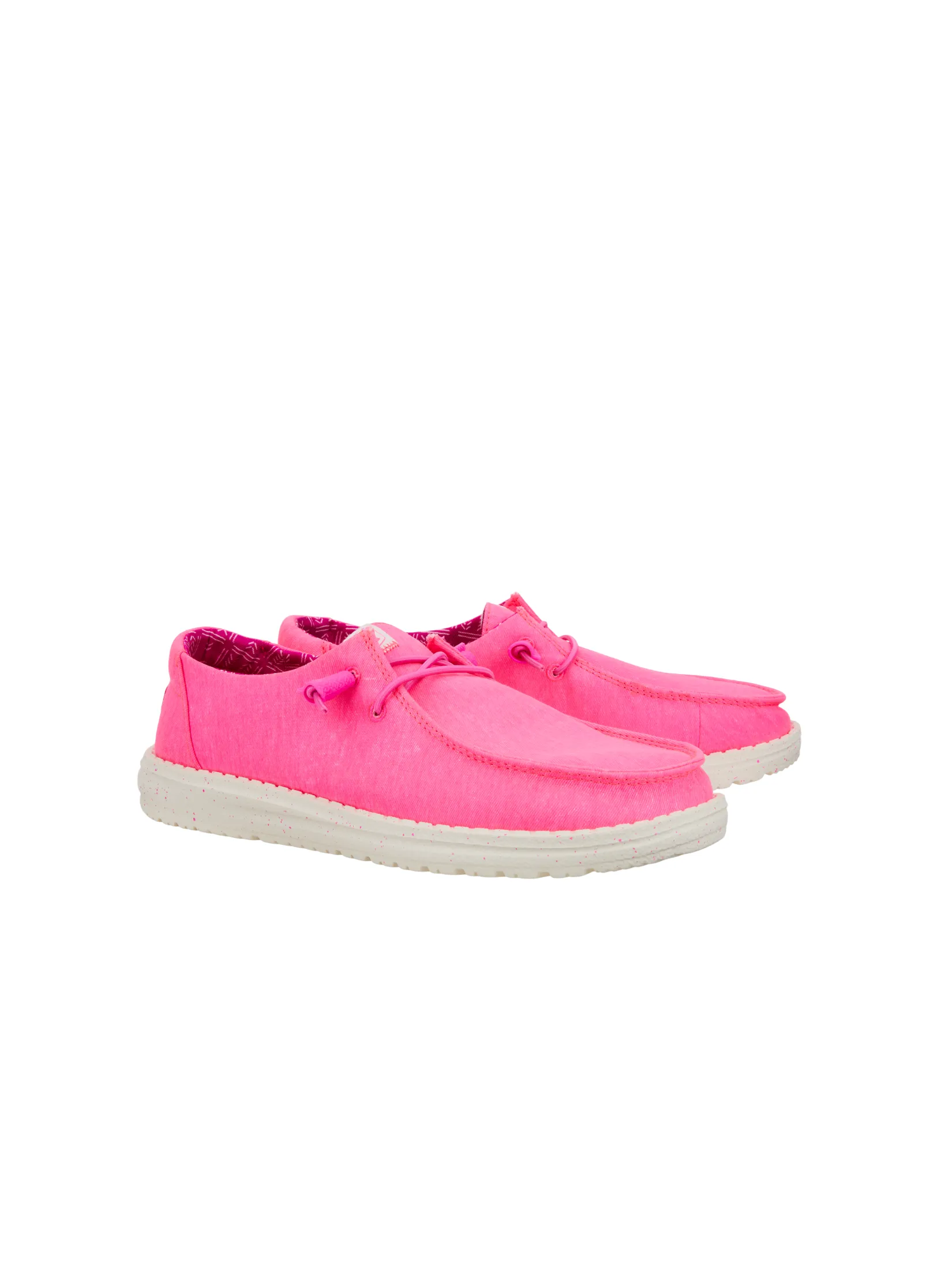 HEYDUDE WENDY STRETCH CANVAS  - NEON PINK HEYDUDE WENDY STRETCH CANVAS  - NEON PINK