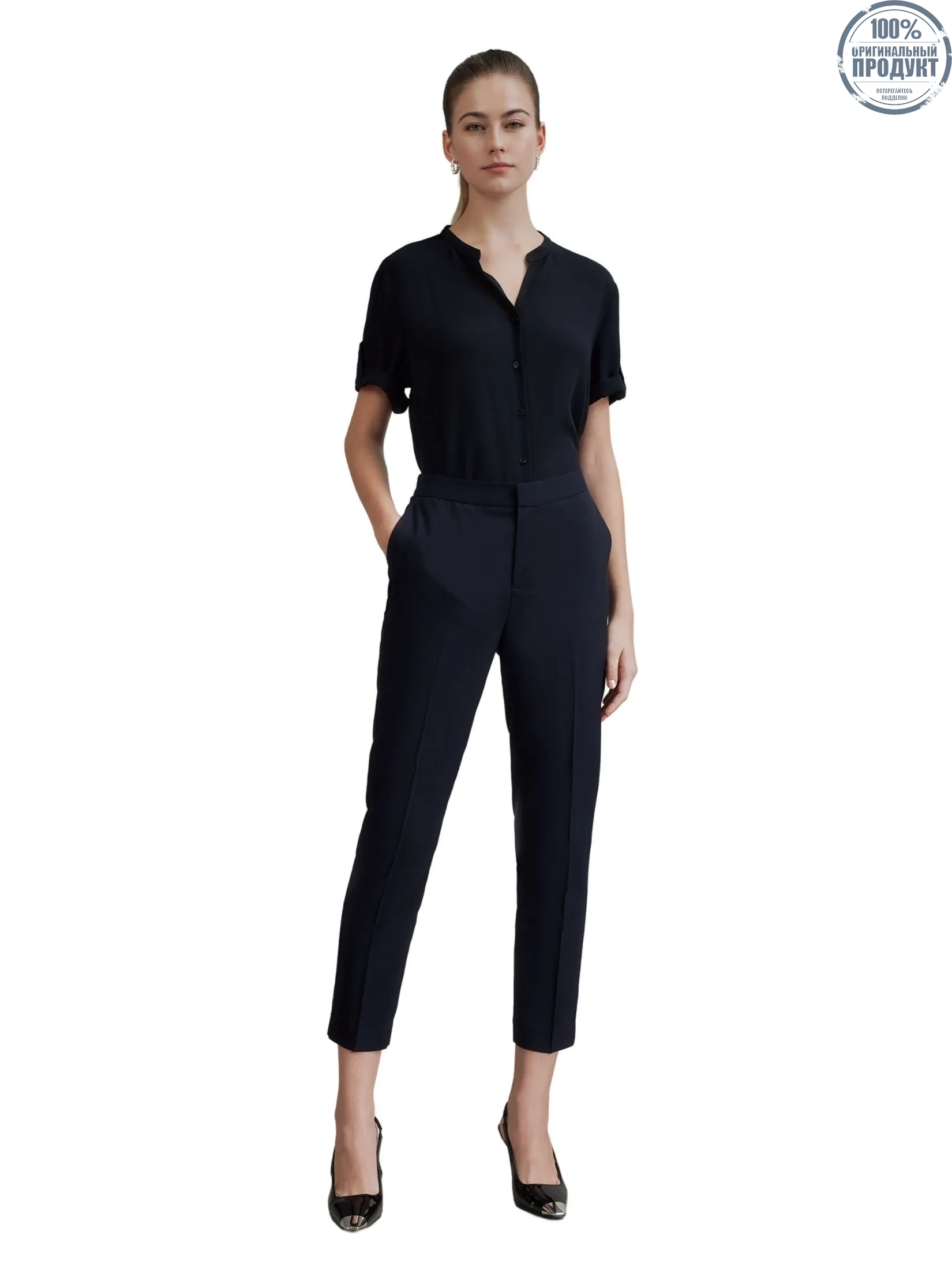 G2000 Women Clothing Ankle Cigarette Suit Pants Ankle Cigarette Shape - Navy G2000 Women Clothing Ankle Cigarette Suit Pants Ankle Cigarette Shape - Navy