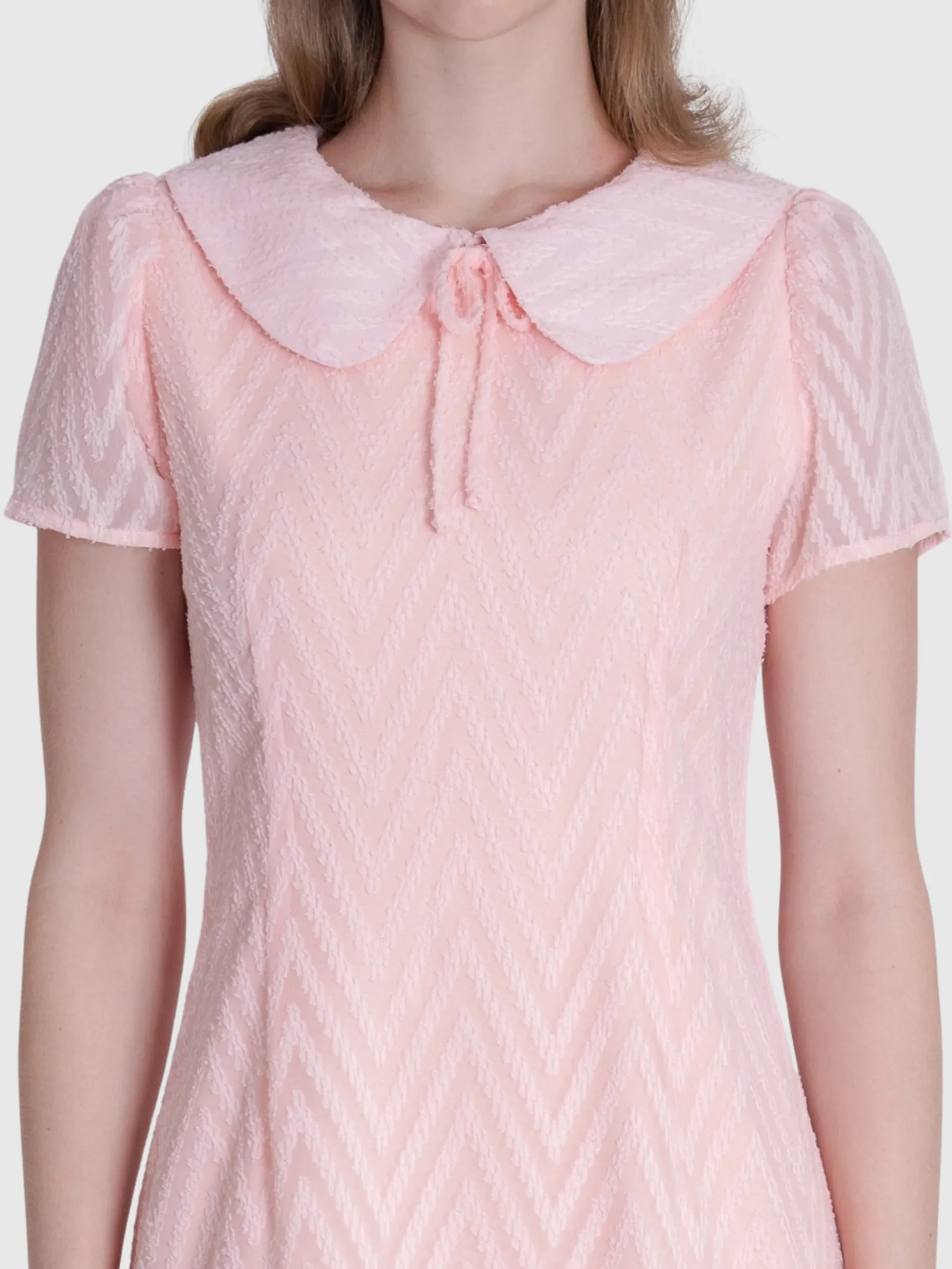 AMILA Women Dress Short Sleeves Uragiri Pink AMILA Women Dress Short Sleeves Uragiri Pink