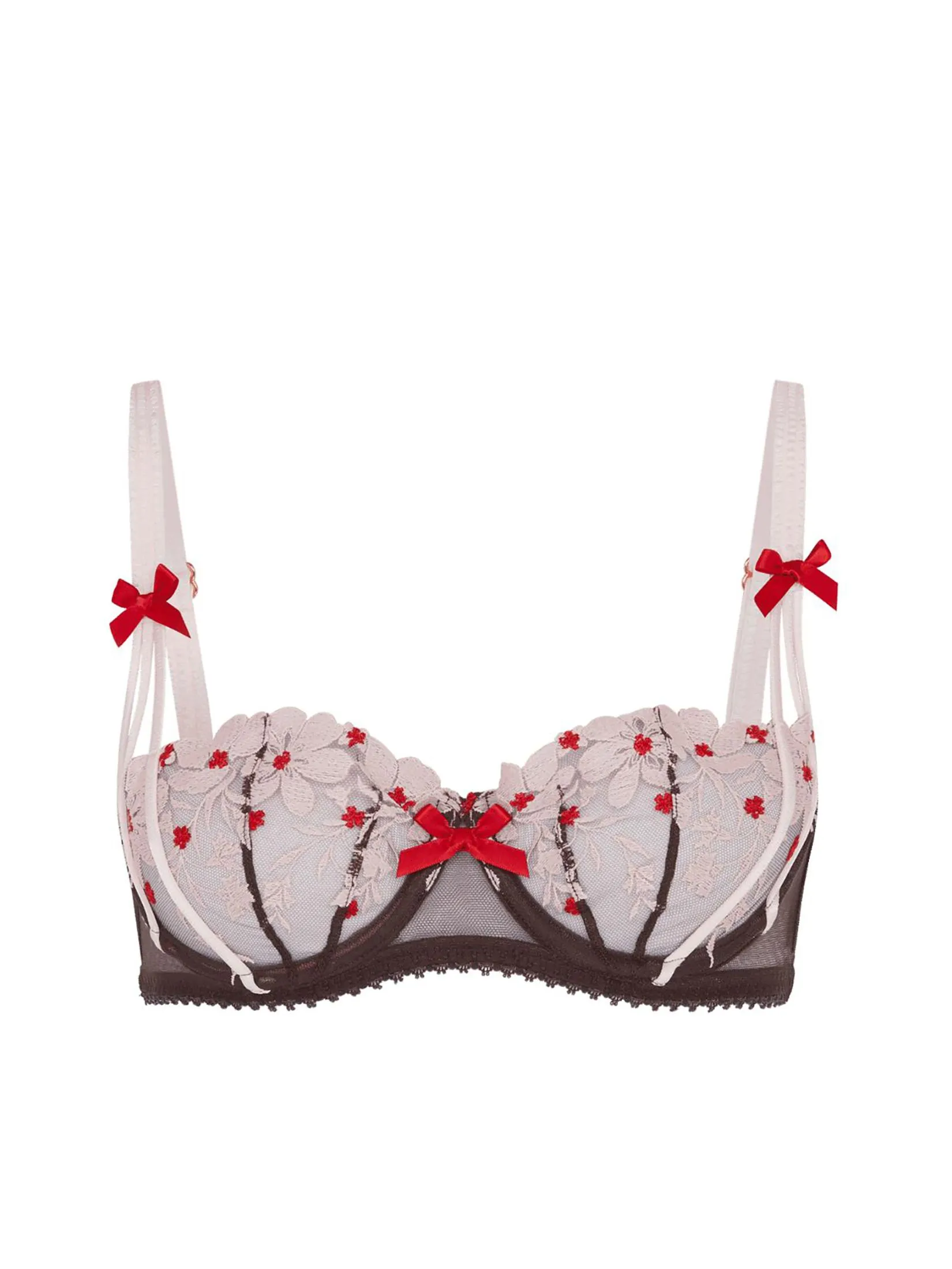 AGENT PROVOCATEUR Women Bra Dawne Balconette Underwired Brown AGENT PROVOCATEUR Women Bra Dawne Balconette Underwired Brown