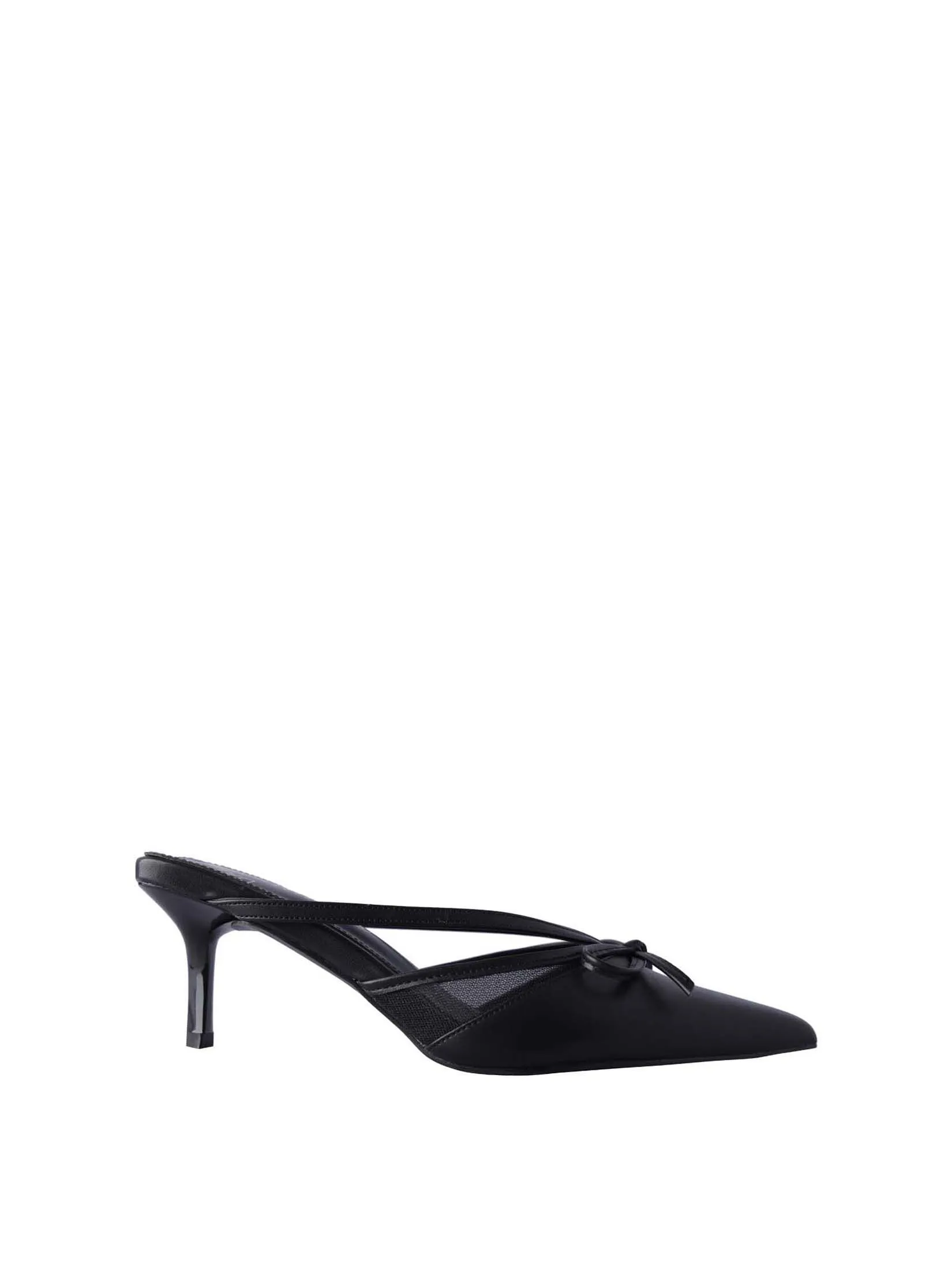 VILLAINS SF VANYA Women's Mule Heels BLACK VILLAINS SF VANYA Women's Mule Heels BLACK