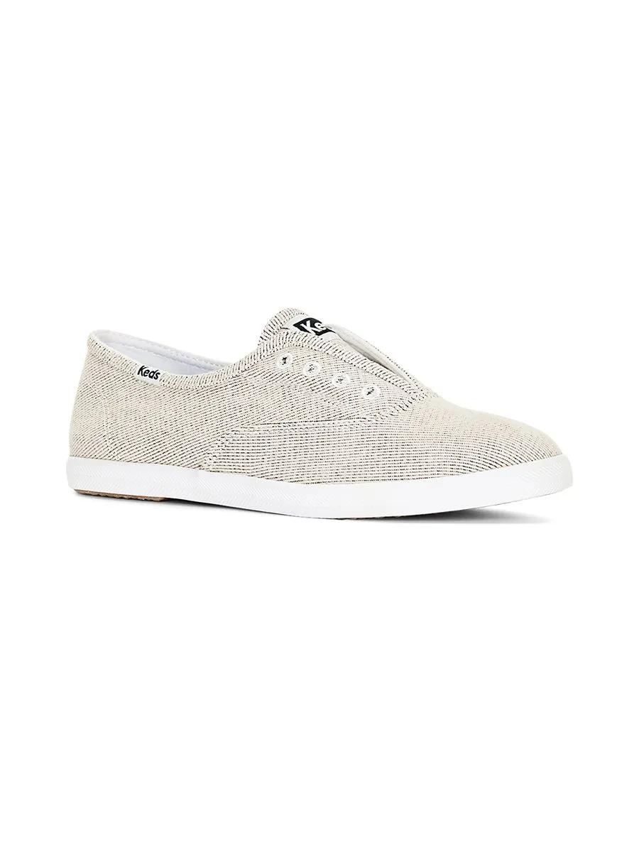 KEDS Women Chillax 2-Tone Textile Ivory/Black KEDS Women Chillax 2-Tone Textile Ivory/Black