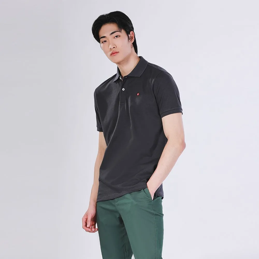 JOHN HENRY Men's Polo (Slim Fit) SDM Dark Grey JOHN HENRY Men's Polo (Slim Fit) SDM Dark Grey