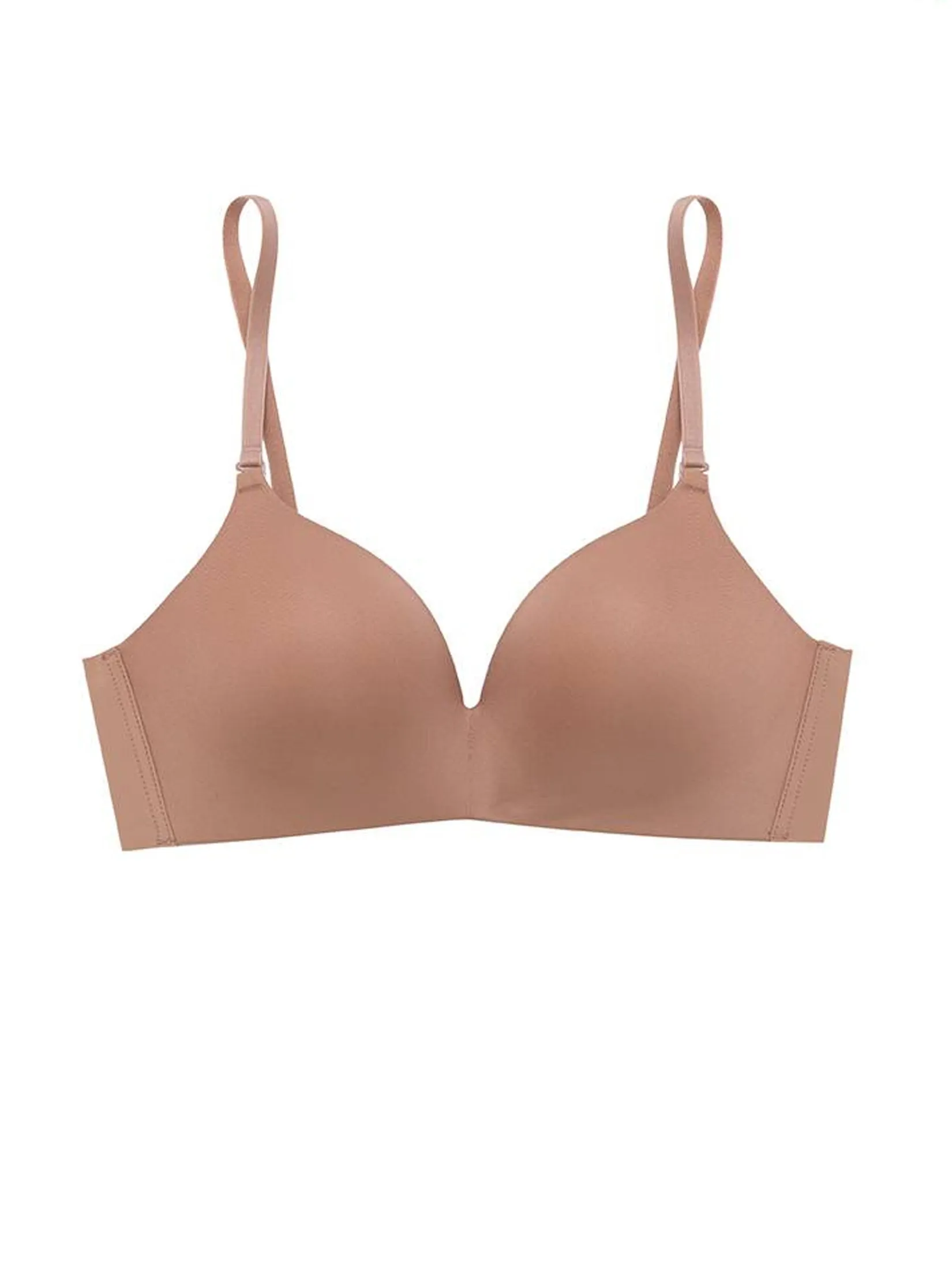 SABINA [Online Exclusive] Woman Soft Doomm Wireless Bra - Tan