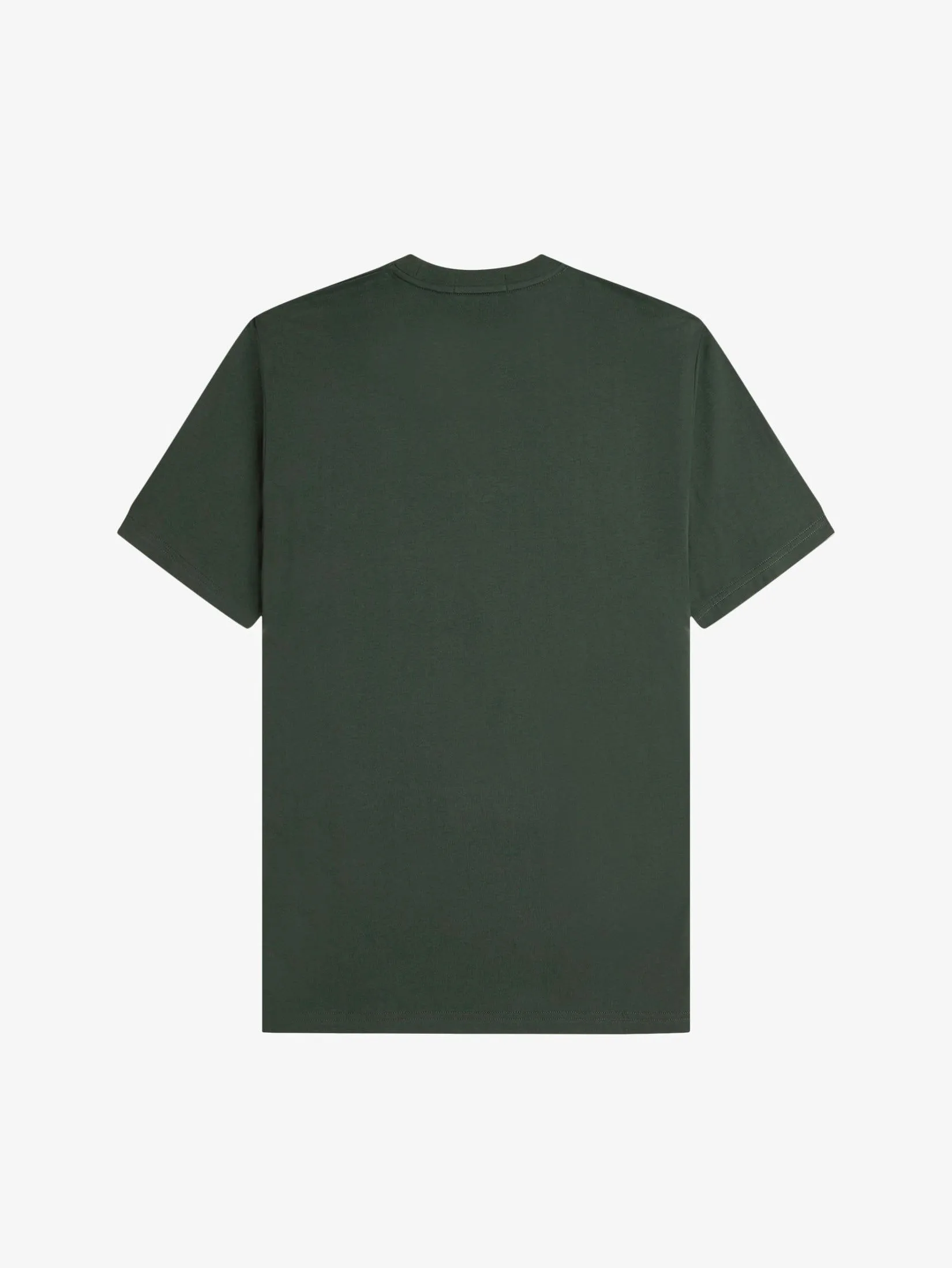 Fred Perry Men EMBROIDERED T-SHIRT Green Fred Perry Men EMBROIDERED T-SHIRT Green
