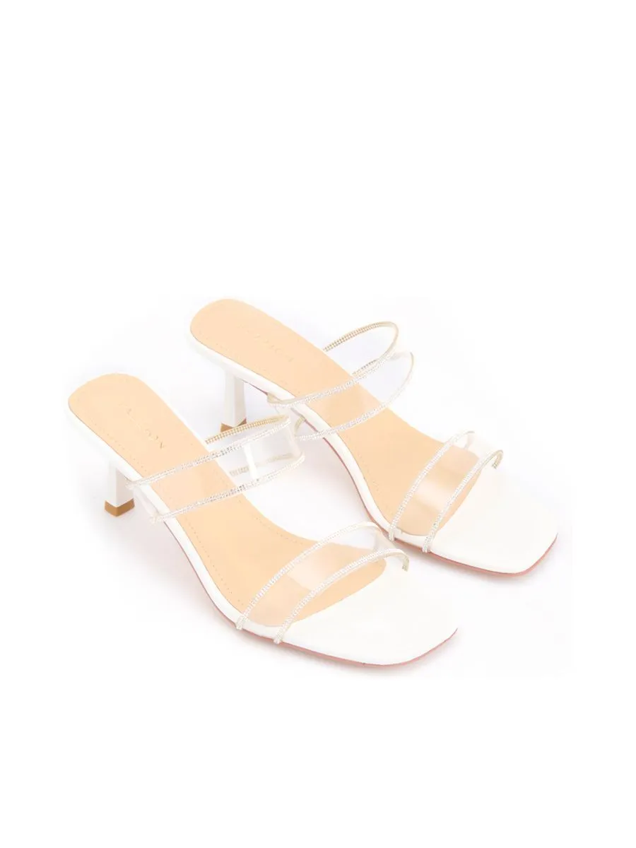 PAZZION Women Heel Slippers PAZZION Women Heel Slippers
