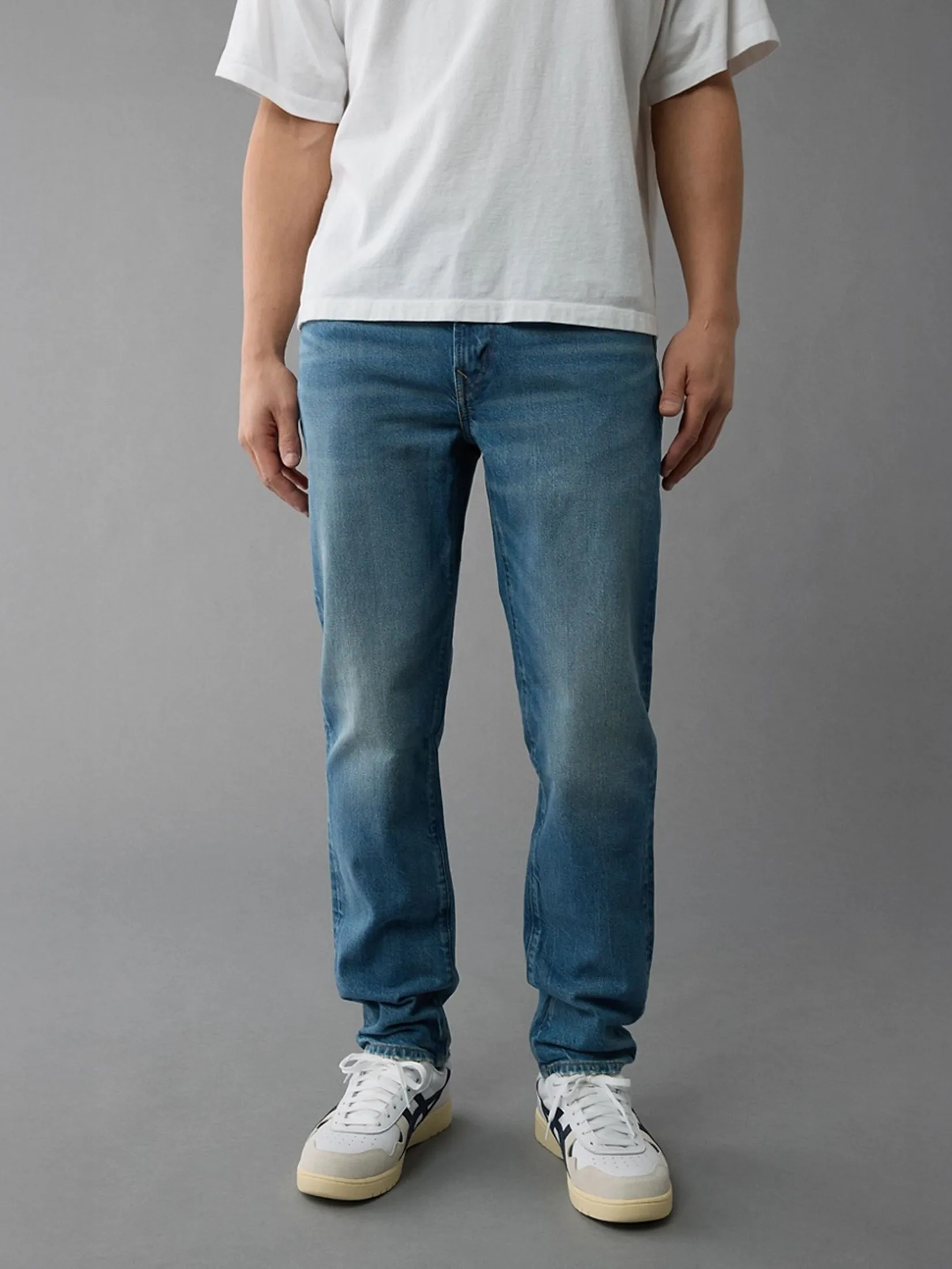 American Eagle MEN MEDIUM CLEAN SLIM STRAIGHT 857 MEDIUM BRIGHT INDIGO