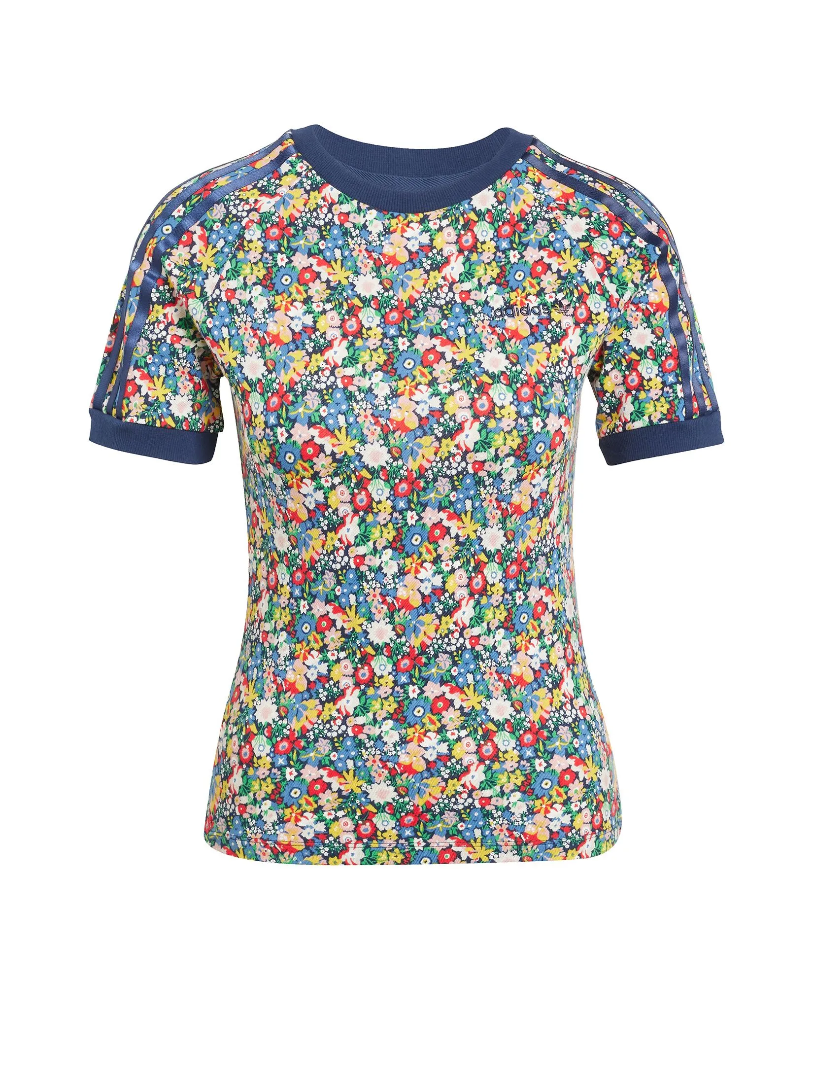 ADIDAS Women T-Shirt Adidas Originals x Liberty London Cali JC7776 A/S UK Multi-Color ADIDAS Women T-Shirt Adidas Originals x Liberty London Cali JC7776 A/S UK Multi-Color