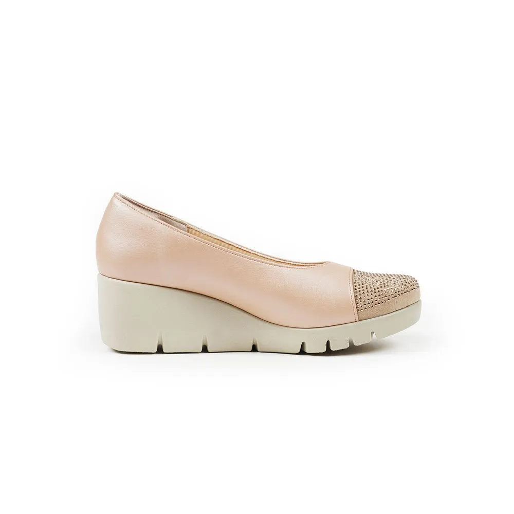JOLI SNOB Pink Beige "Petite Diamond" Comfort High Heels FC-39606 JOLI SNOB Pink Beige "Petite Diamond" Comfort High Heels FC-39606