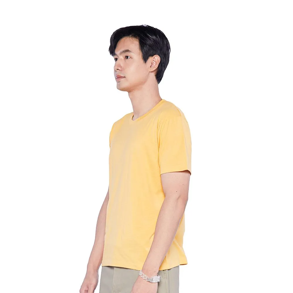 DOUBLE GOOSE Yellow T-shirt Essential collection DOUBLE GOOSE Yellow T-shirt Essential collection