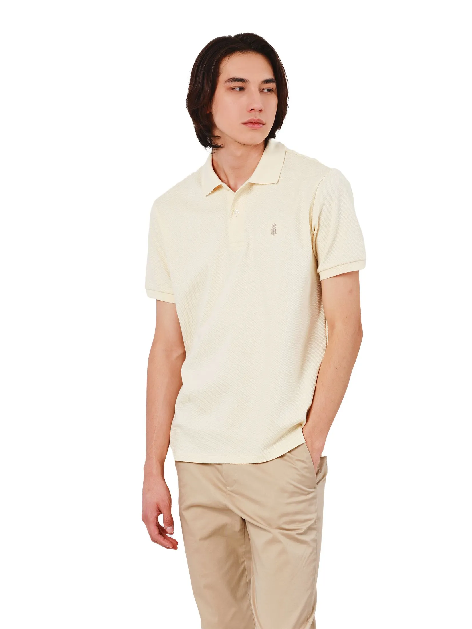 JOHN HENRY Men's Polo (Slim Fit) Rejuvenate Vacation Beige JOHN HENRY Men's Polo (Slim Fit) Rejuvenate Vacation Beige