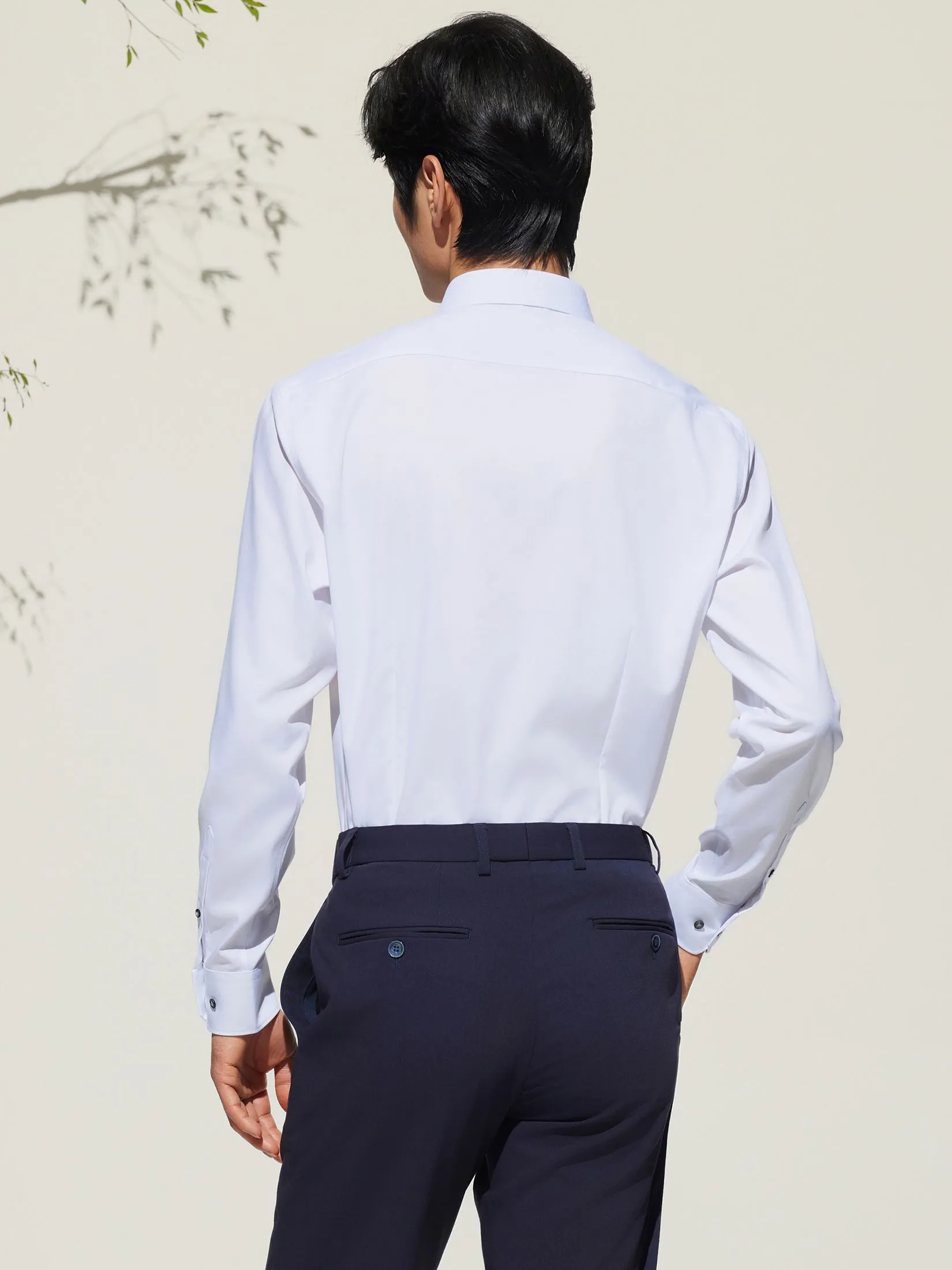 G2000 Men Clothing Non-Iron Silky Touch  Shirt Smart Fit - White G2000 Men Clothing Non-Iron Silky Touch  Shirt Smart Fit - White