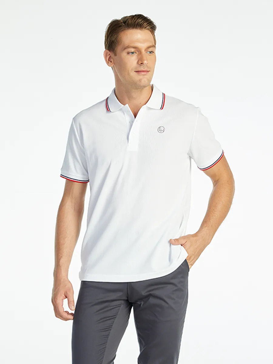 ELLE HOMME MEN POLO SHIRT W8K903WH - WHITE ELLE HOMME MEN POLO SHIRT W8K903WH - WHITE