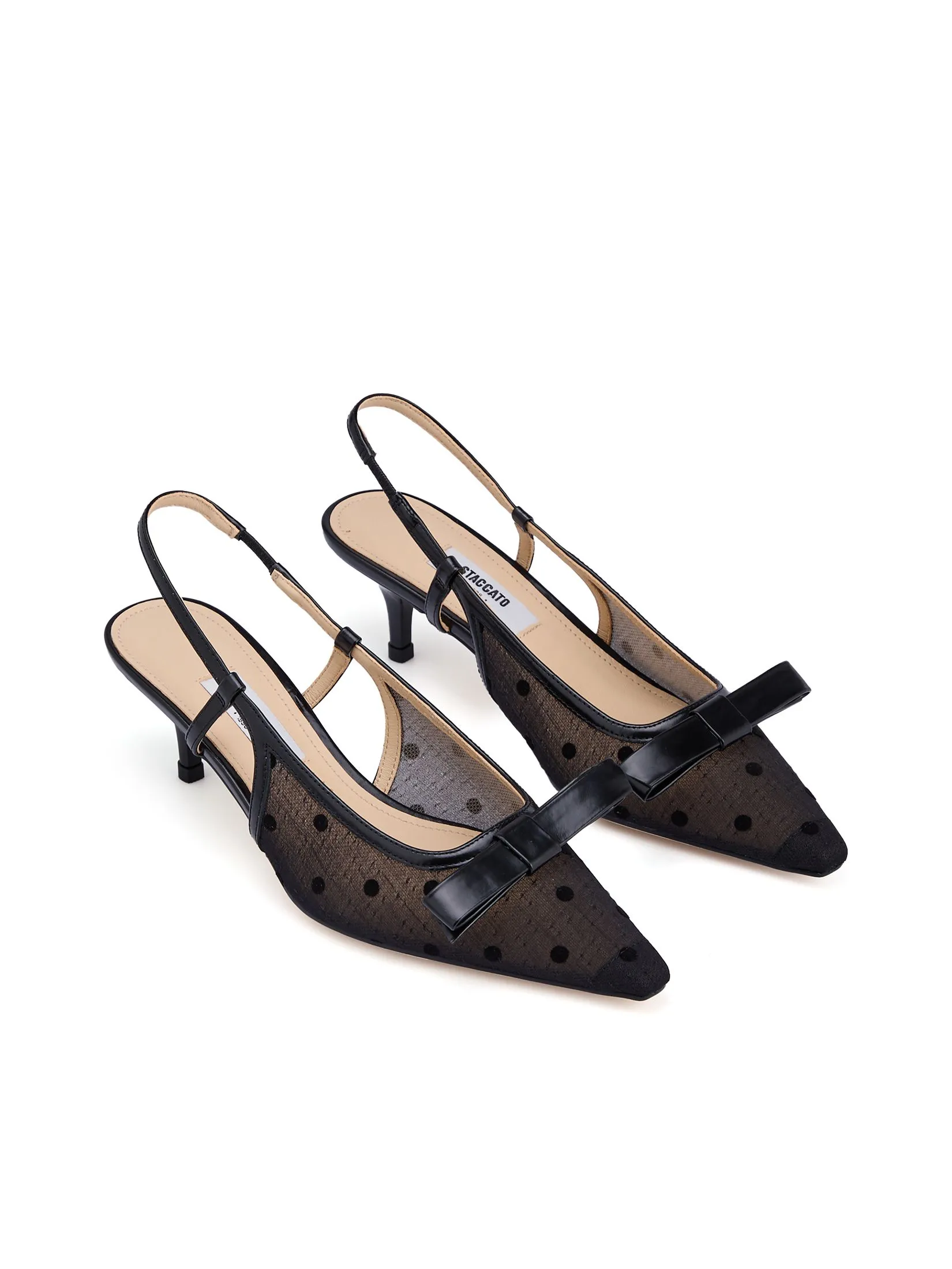 STACCATO Women Heel Slippers Black STACCATO Women Heel Slippers Black