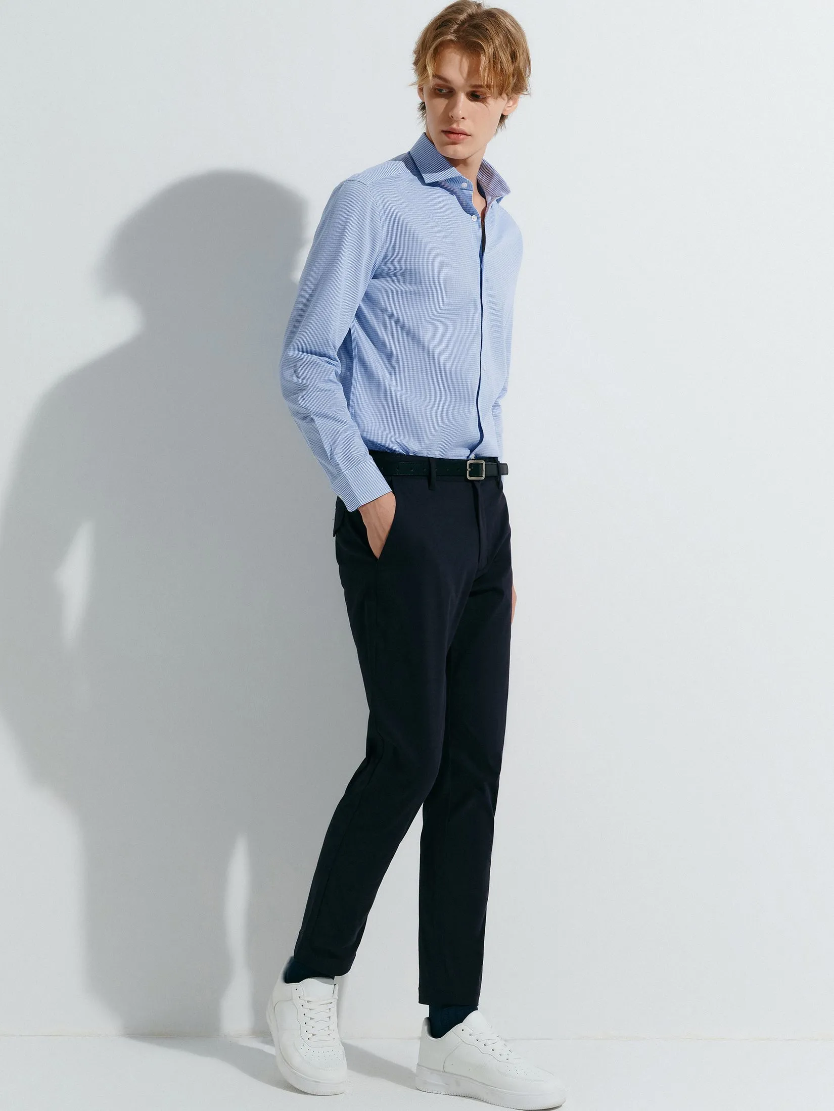 G2000 Men Clothing Wrinkle Free Formal Shirt  Smart Fit - Blue G2000 Men Clothing Wrinkle Free Formal Shirt  Smart Fit - Blue