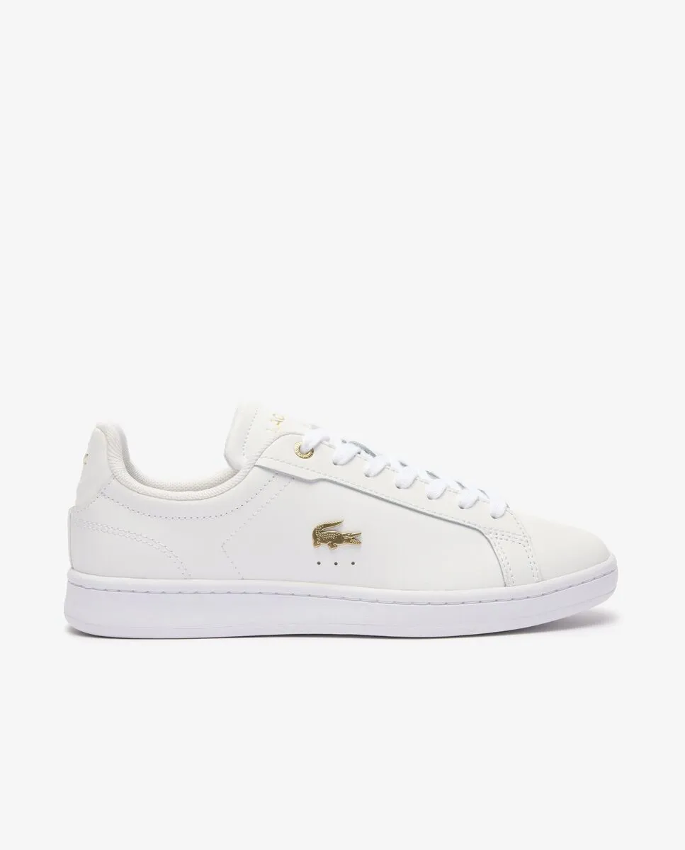 LACOSTE Women’s Carnaby Pro Leather Trainers White LACOSTE Women’s Carnaby Pro Leather Trainers White