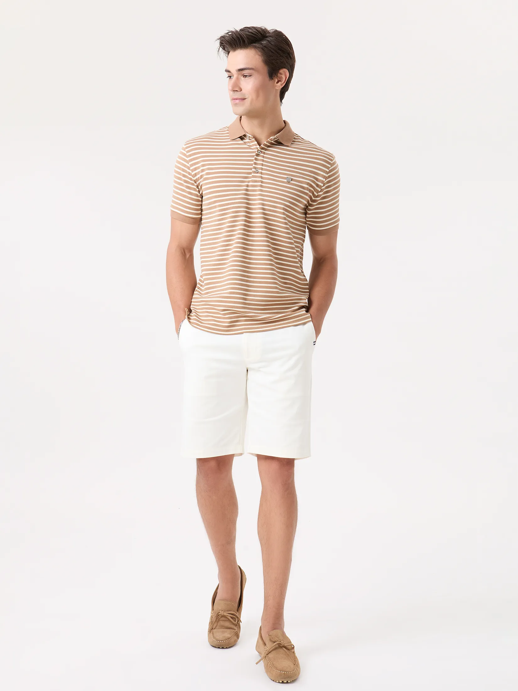 LTD New Gen Polo Shirt Man Khaki LTD New Gen Polo Shirt Man Khaki