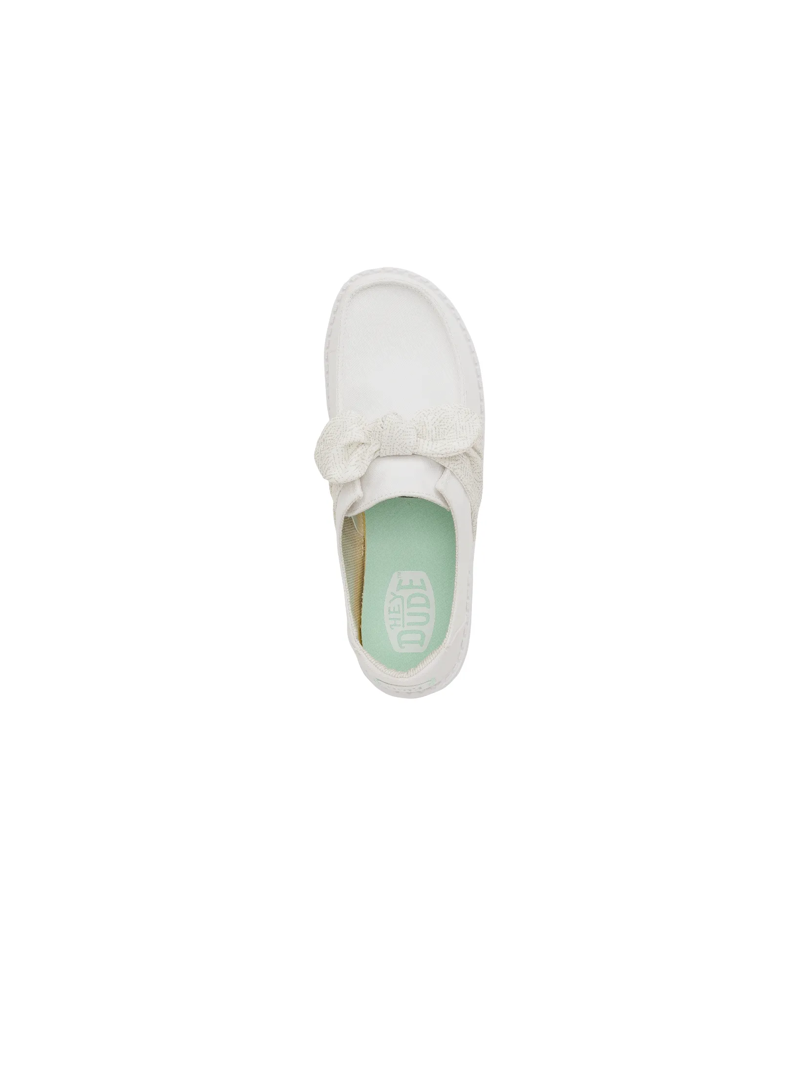 HEYDUDE WENDY BOW ESSENTIALS - WHITE HEYDUDE WENDY BOW ESSENTIALS - WHITE