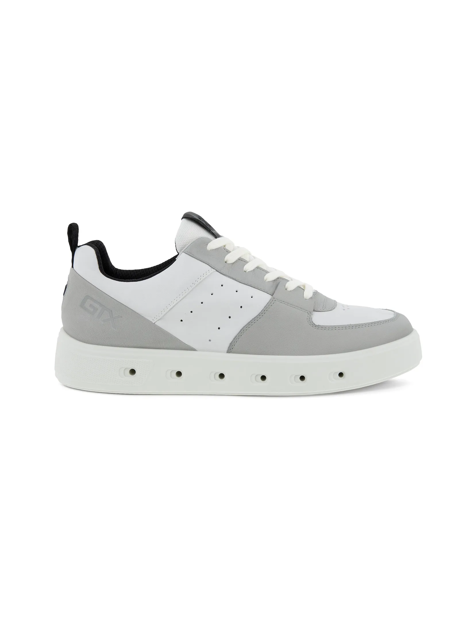 ECCO Men Sneakers Street 720 Concrete/White ECCO Men Sneakers Street 720 Concrete/White