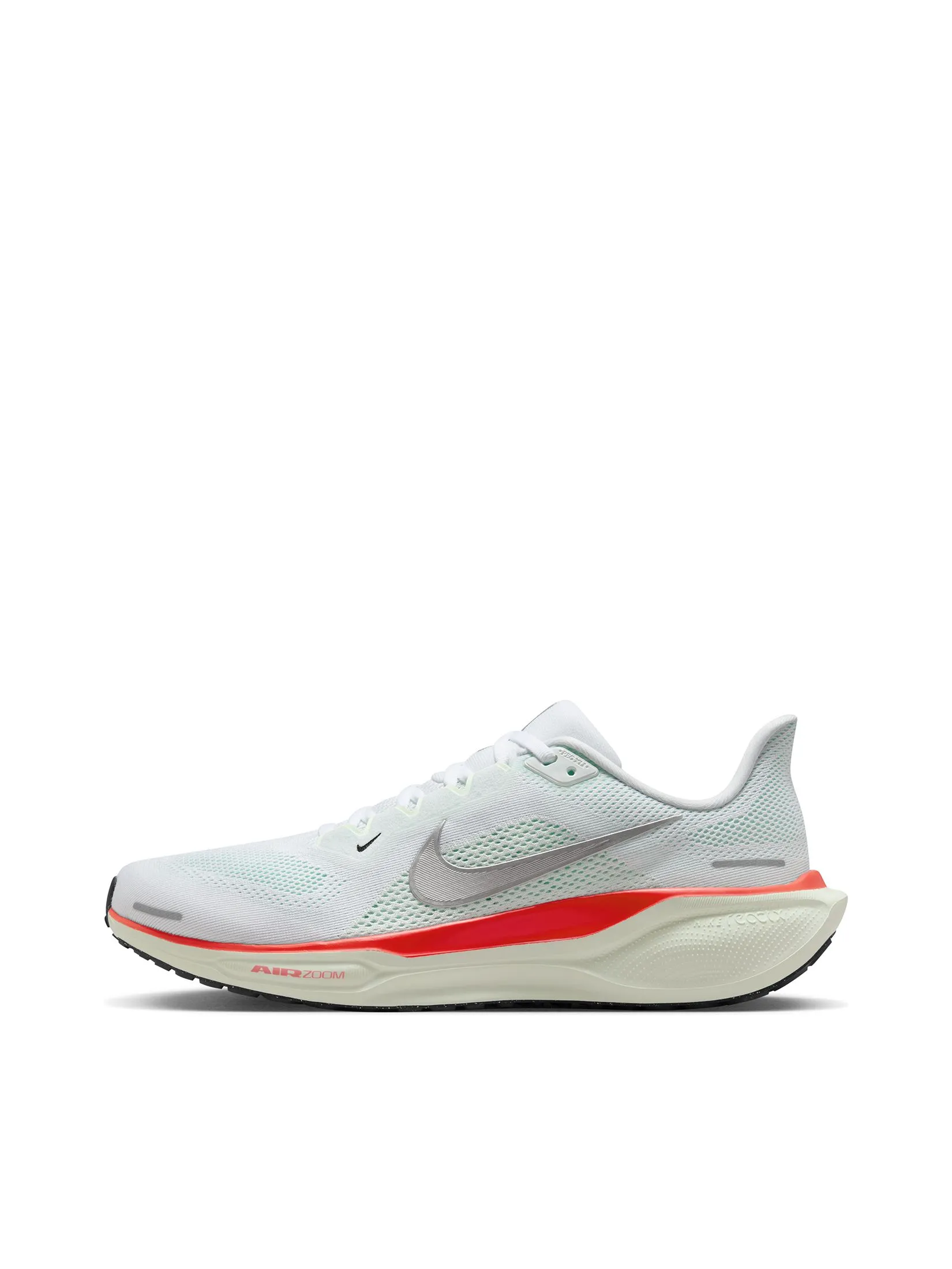 NIKE Men Running Shoes Pegasus 41 FD2722-115 White/Metallic Silver-Barely Green NIKE Men Running Shoes Pegasus 41 FD2722-115 White/Metallic Silver-Barely Green
