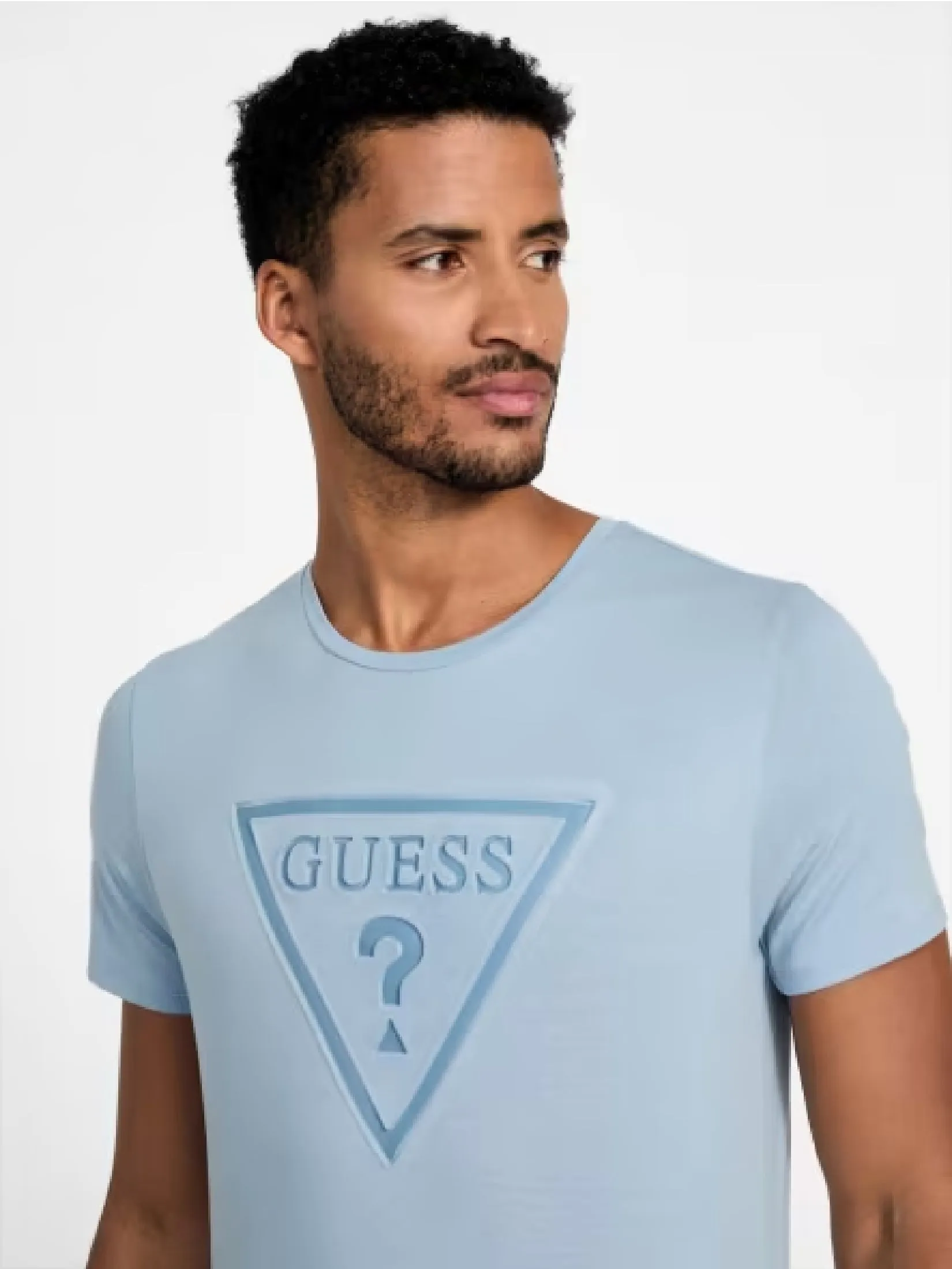 GUESS GUESS MEN  Eco Kris Logo Tee X4GI00KAK91 - Blue GUESS GUESS MEN  Eco Kris Logo Tee X4GI00KAK91 - Blue