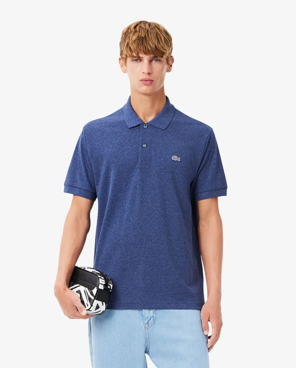 LACOSTE Classic Fit L.12.12 Petit Piqu  Polo Shirt Blue LACOSTE Classic Fit L.12.12 Petit Piqu  Polo Shirt Blue