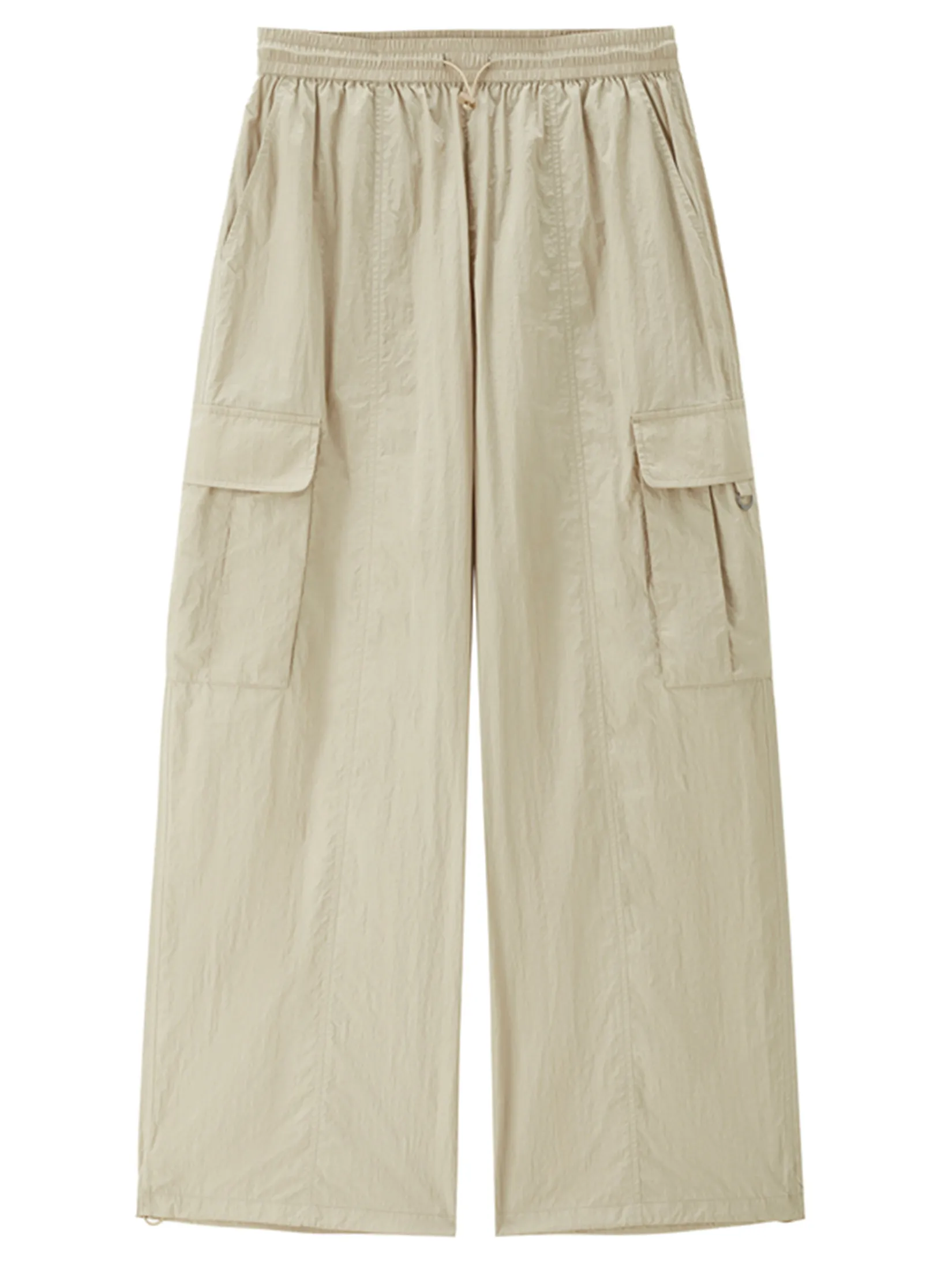 GIORDANO Women s Online Exclusive Elastic Waist Cargo Pants (Korea) Khaki GIORDANO Women s Online Exclusive Elastic Waist Cargo Pants (Korea) Khaki
