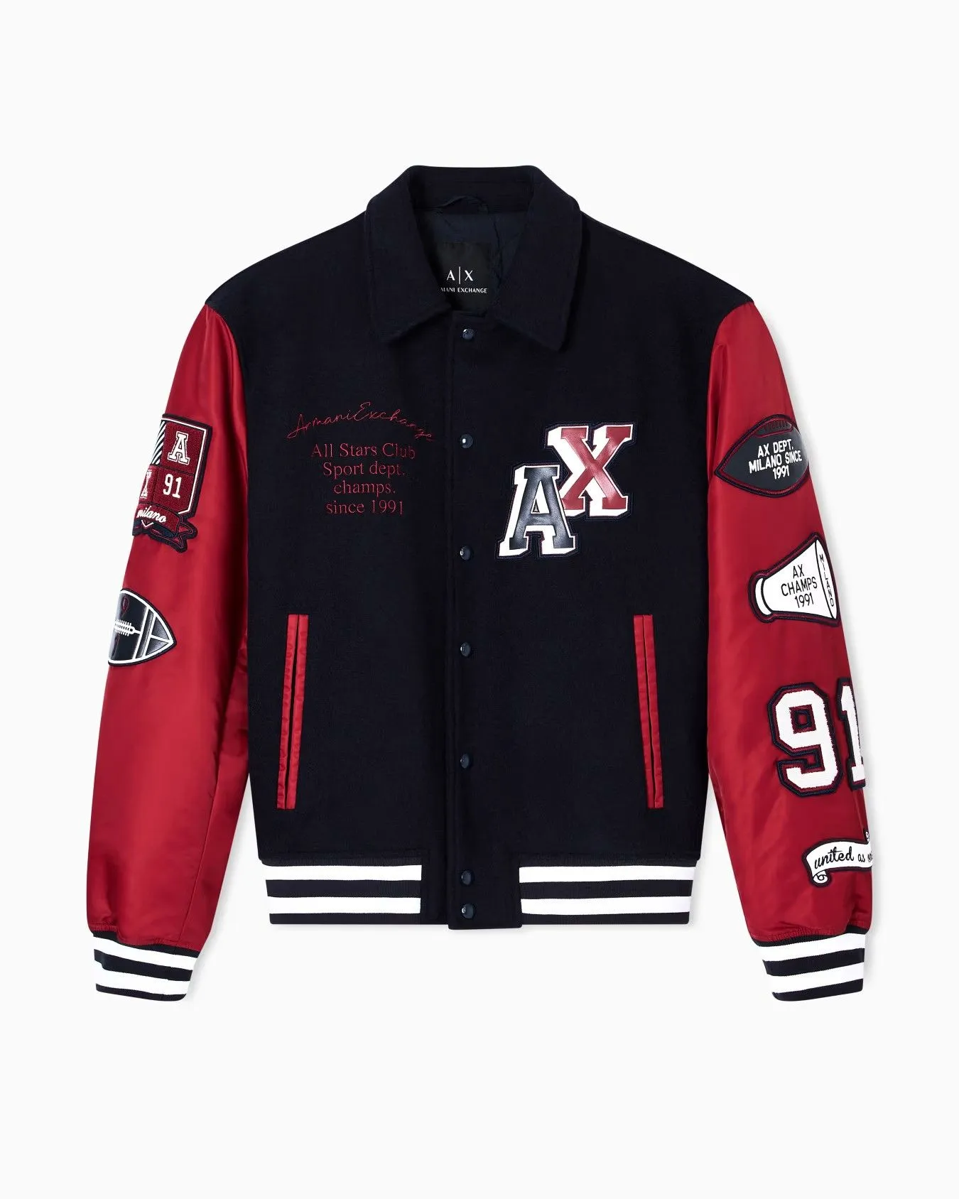 ARMANI EXCHANGE Jacket Men XM001106-AF16601-MB164 Navy Blue ARMANI EXCHANGE Jacket Men XM001106-AF16601-MB164 Navy Blue