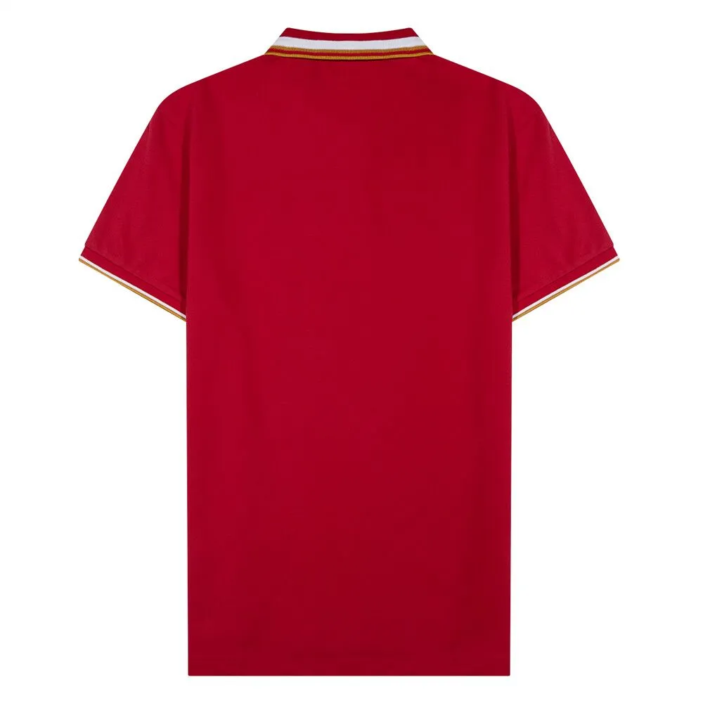 GIORDANO Red Men's Solid Polo GIORDANO Red Men's Solid Polo