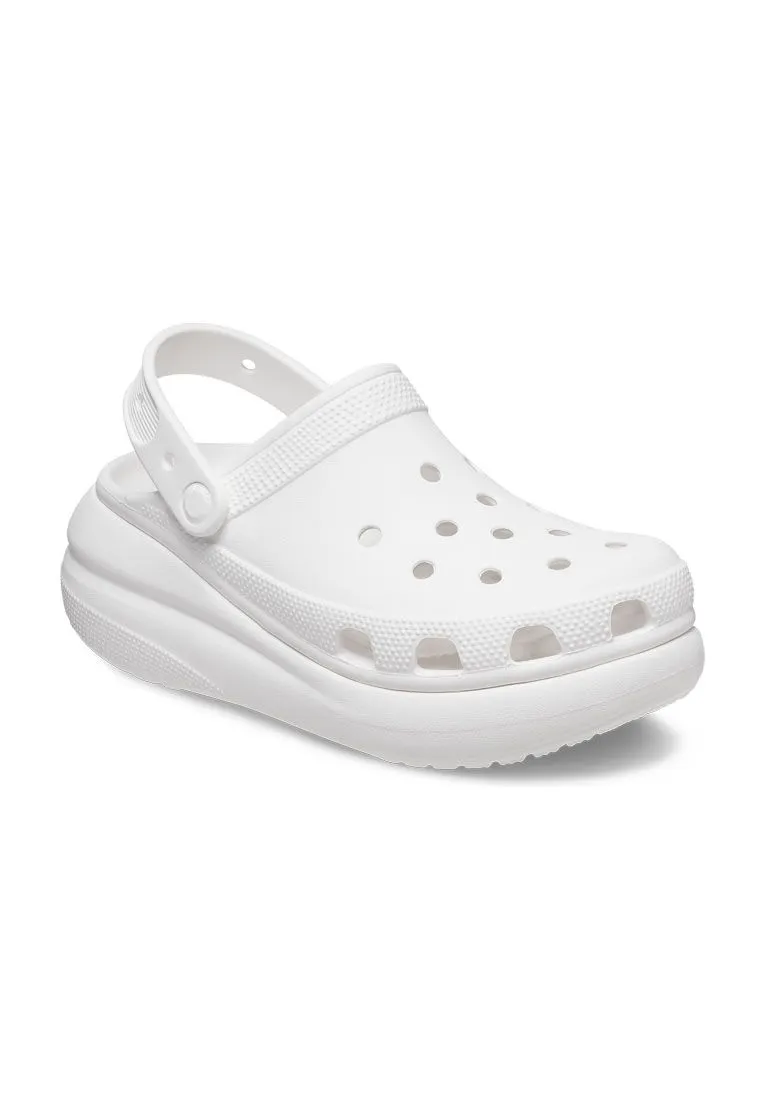 CROCS WHITE CROCS Classic Crush Clog Unisex Casual Shoes CROCS WHITE CROCS Classic Crush Clog Unisex Casual Shoes