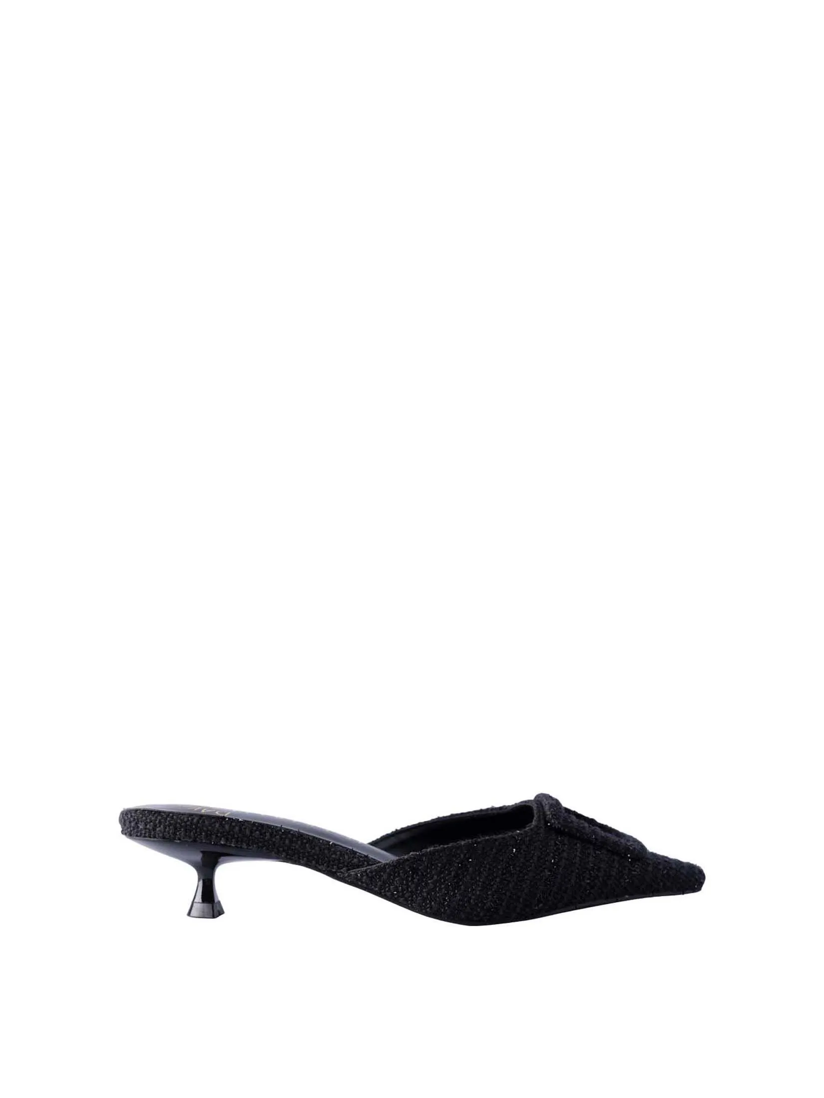 VILLAINS SF ELVA Women's Mule Heels BLACK VILLAINS SF ELVA Women's Mule Heels BLACK