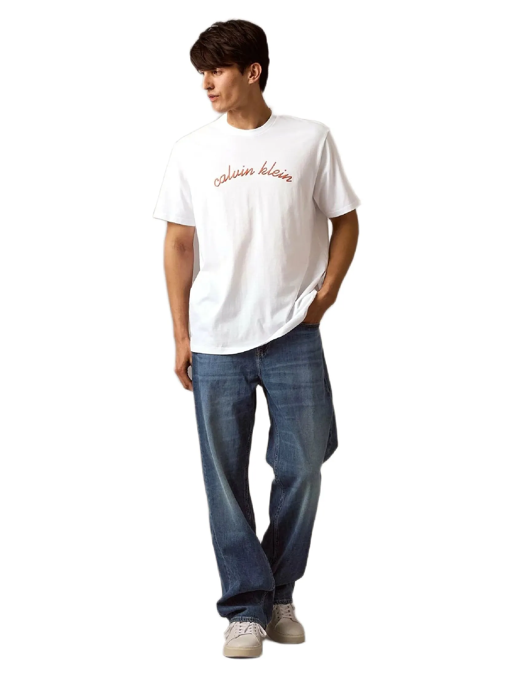 CALVIN KLEIN Men s Graphic Tee White CALVIN KLEIN Men s Graphic Tee White