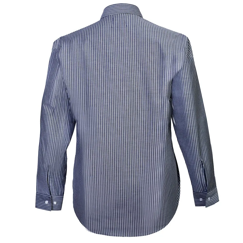 BROWNE & CO. Grey Classic Collar Long Sleeves Shirt BROWNE & CO. Grey Classic Collar Long Sleeves Shirt