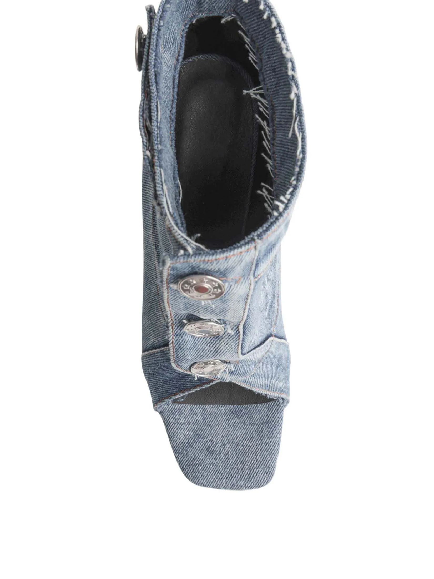 VILLAINS SF SNAP JEAN Women's Heeled Sandals DENIM VILLAINS SF SNAP JEAN Women's Heeled Sandals DENIM