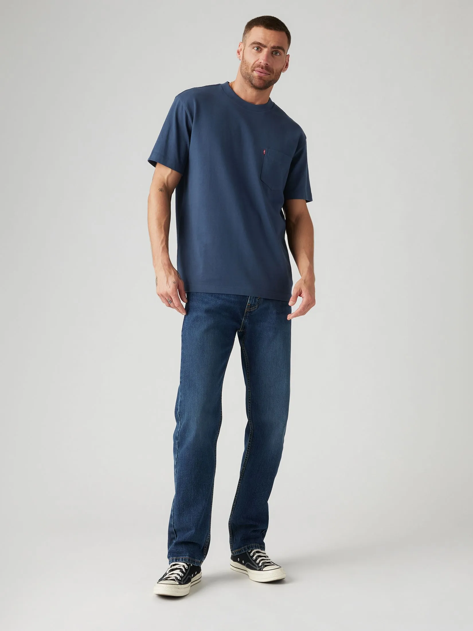 LEVI'S Men's 505™ Regular Jeans Dark Blue LEVI'S Men's 505™ Regular Jeans Dark Blue